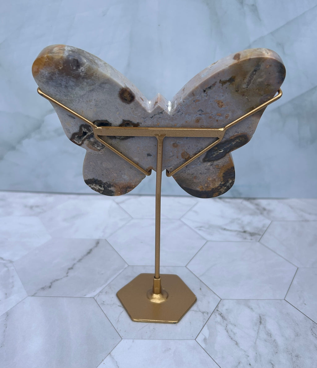 River Jasper Butterfly on Stand