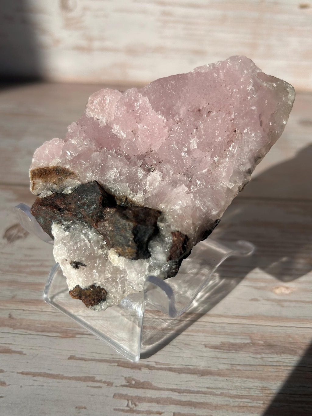 Pink Aragonite Cluster