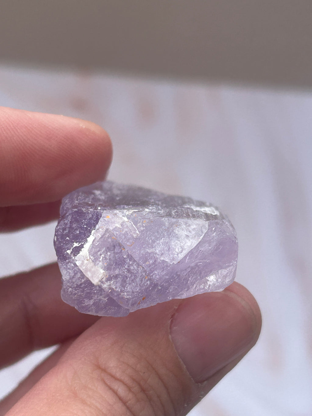 Lavender Lilac Kunzite Crystal - Love Compassion Emotional Healing