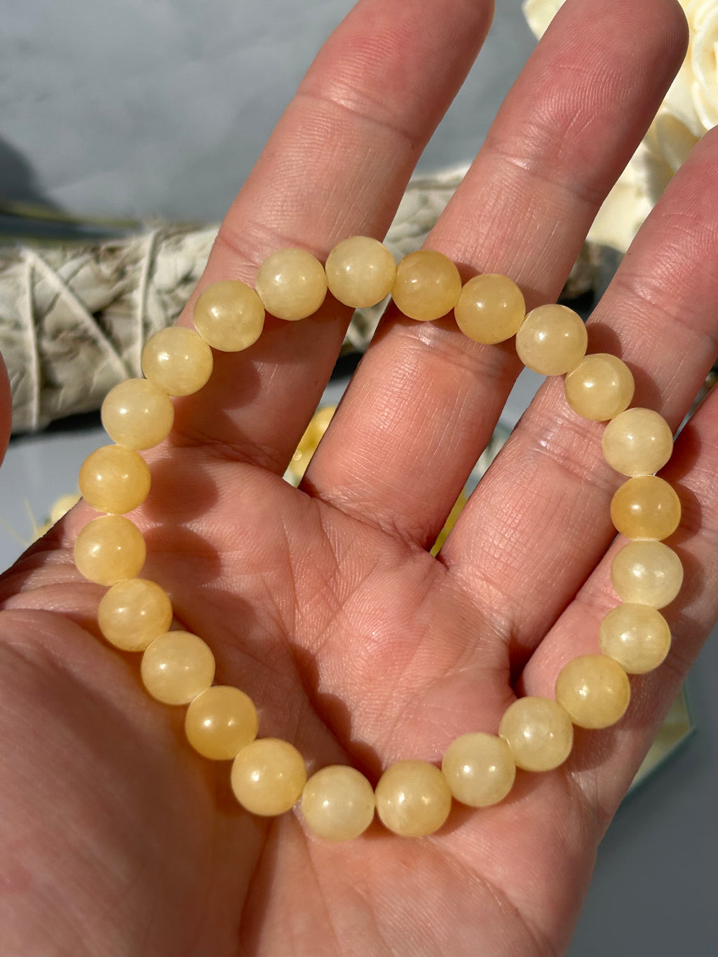 Yellow Calcite Bracelet