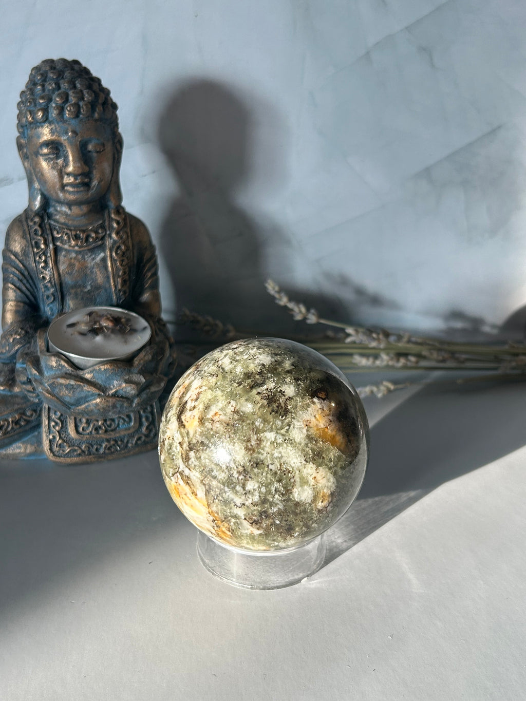 Green Mica Sphere