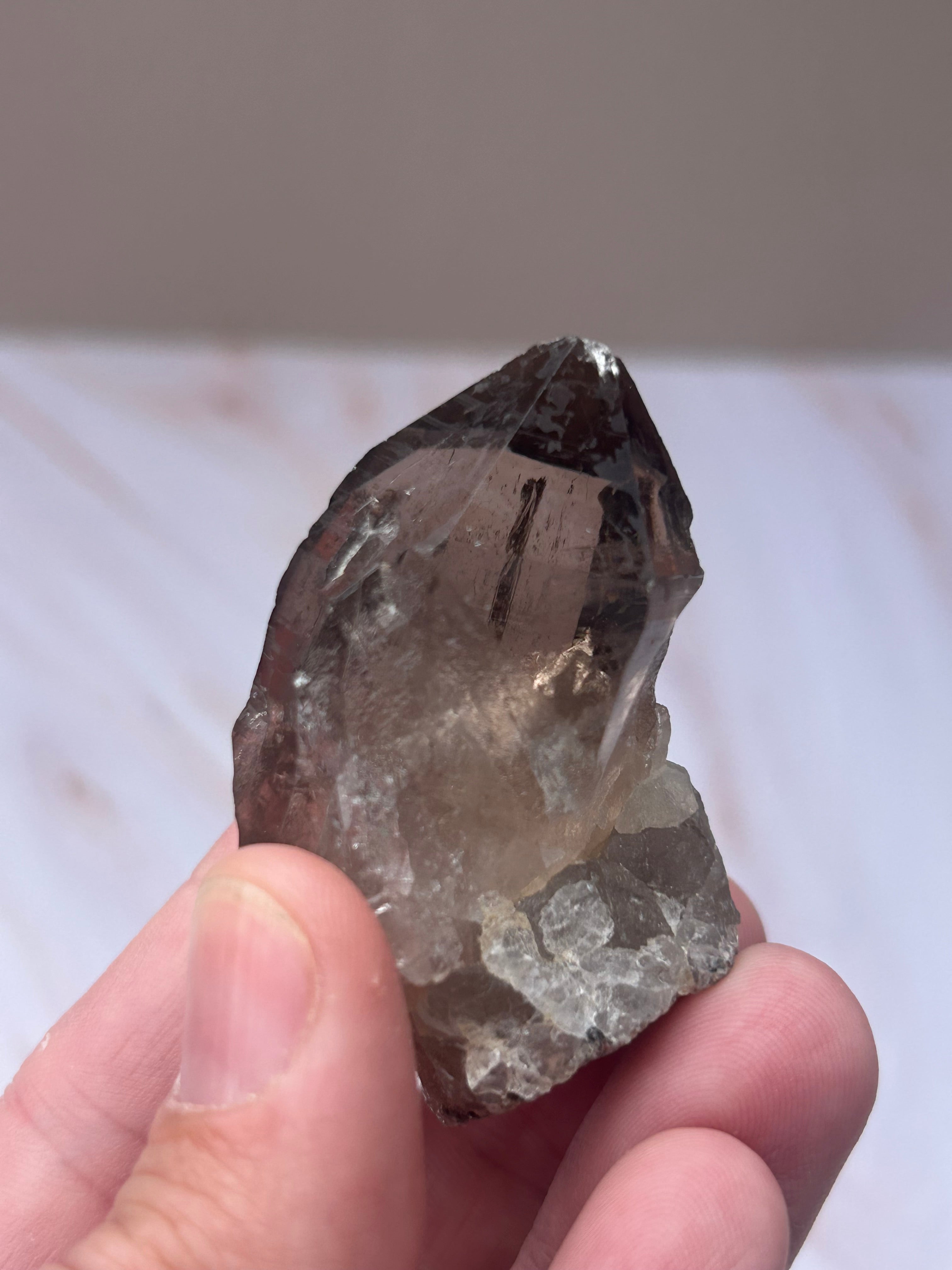 Smoky Quartz Crystal - Grounding Protection Spiritual Clarity