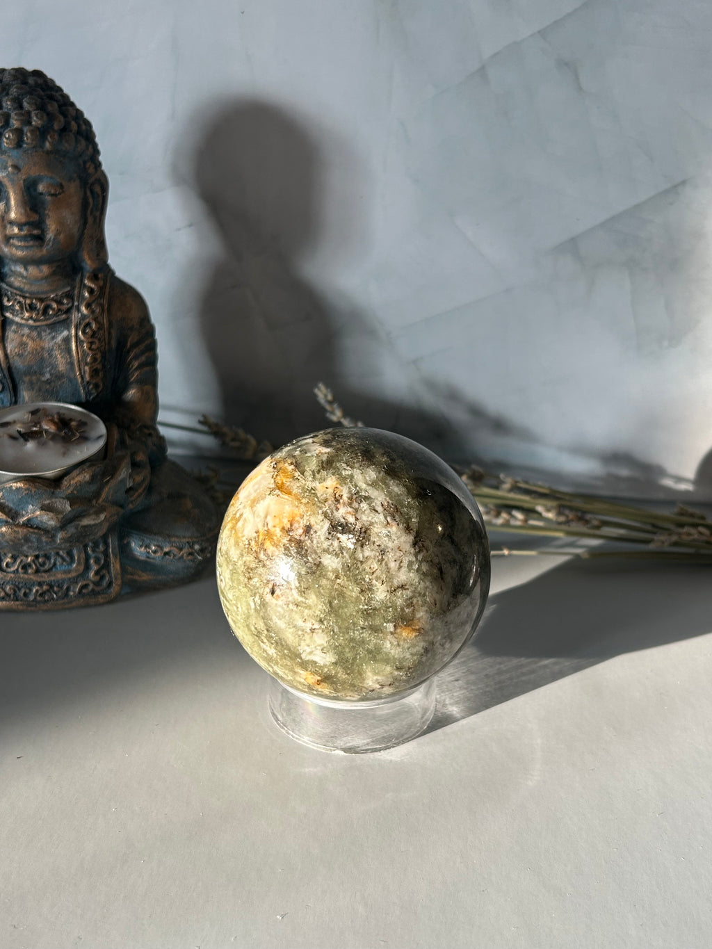 Green Mica Sphere