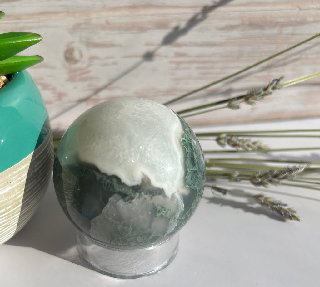Moss Agate Sphere