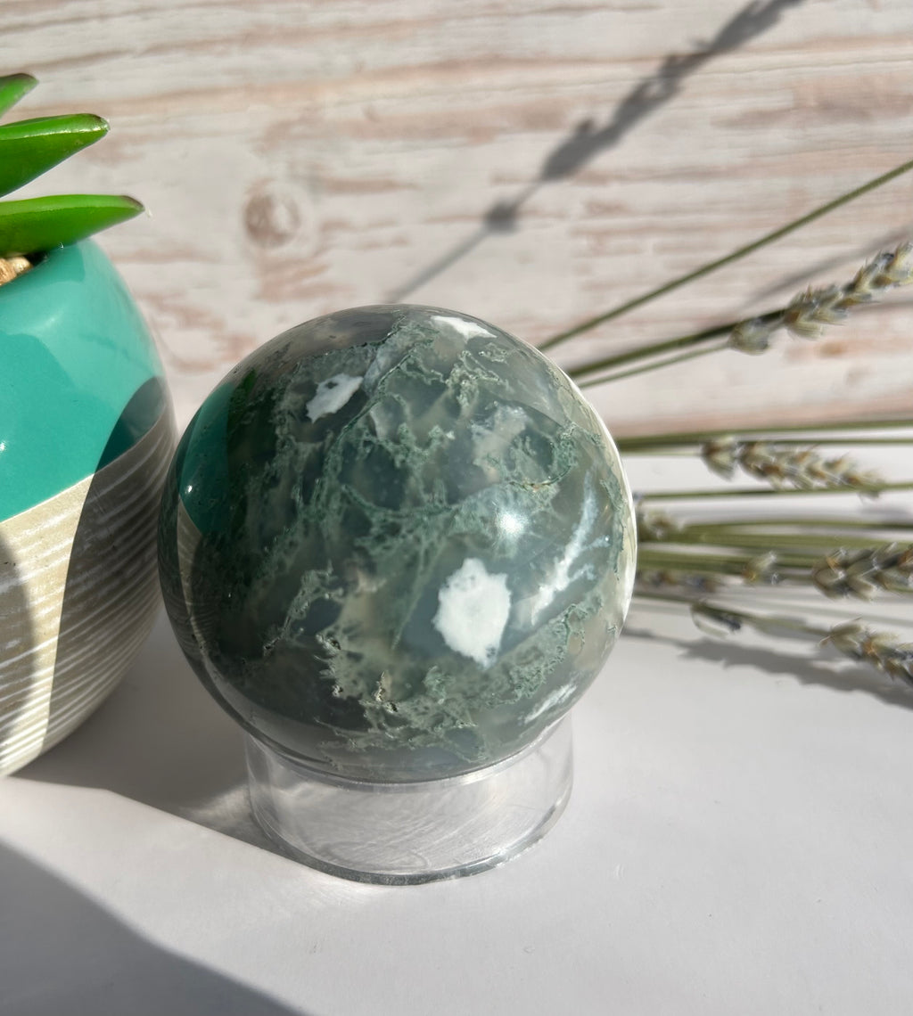 Moss Agate Sphere