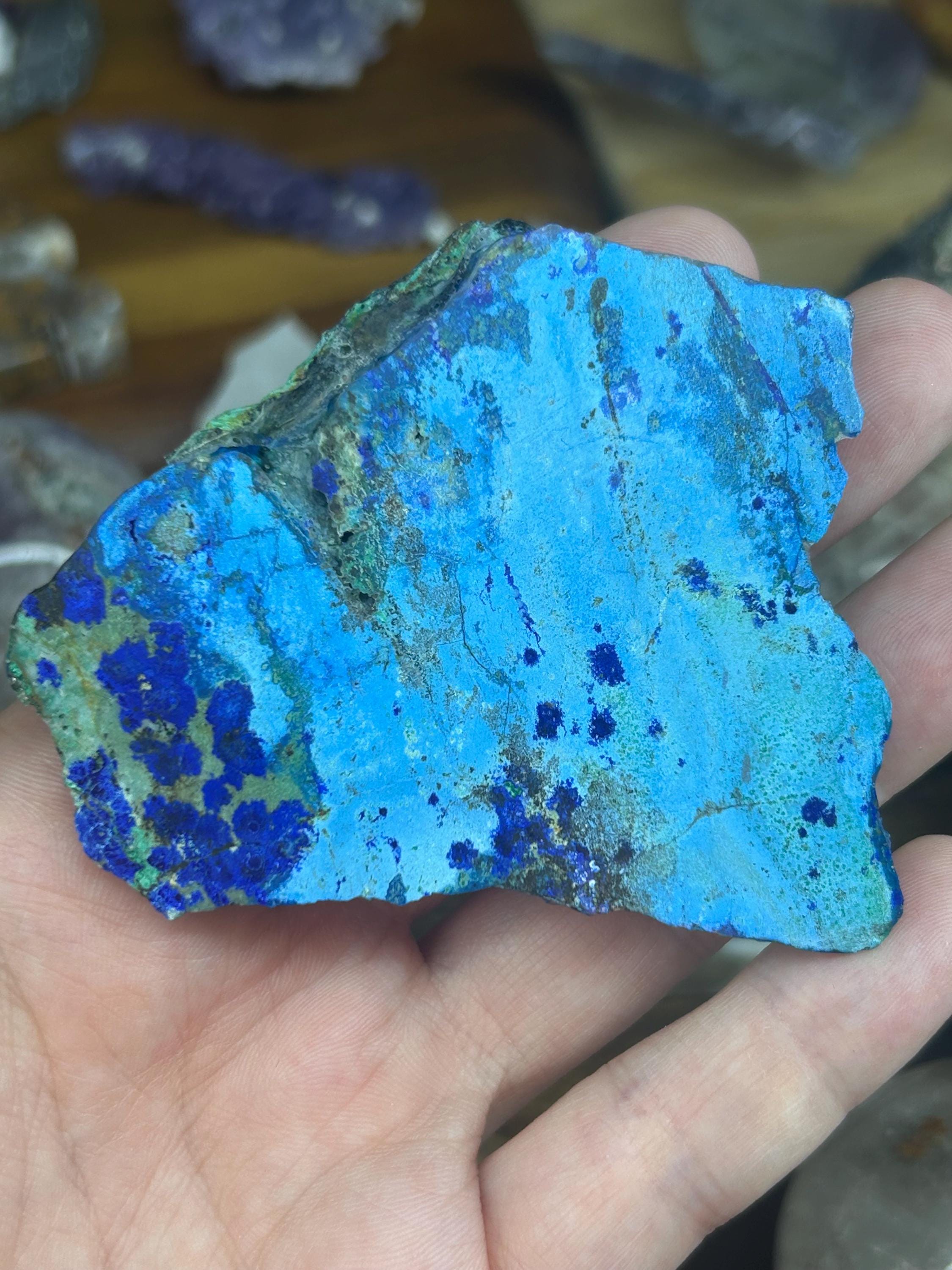Azurite Chrysocolla Slab