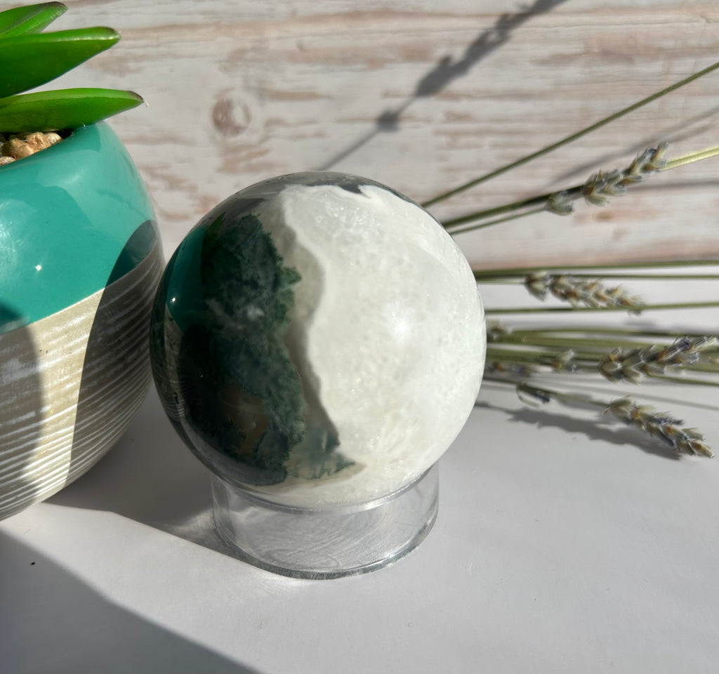 Moss Agate Sphere