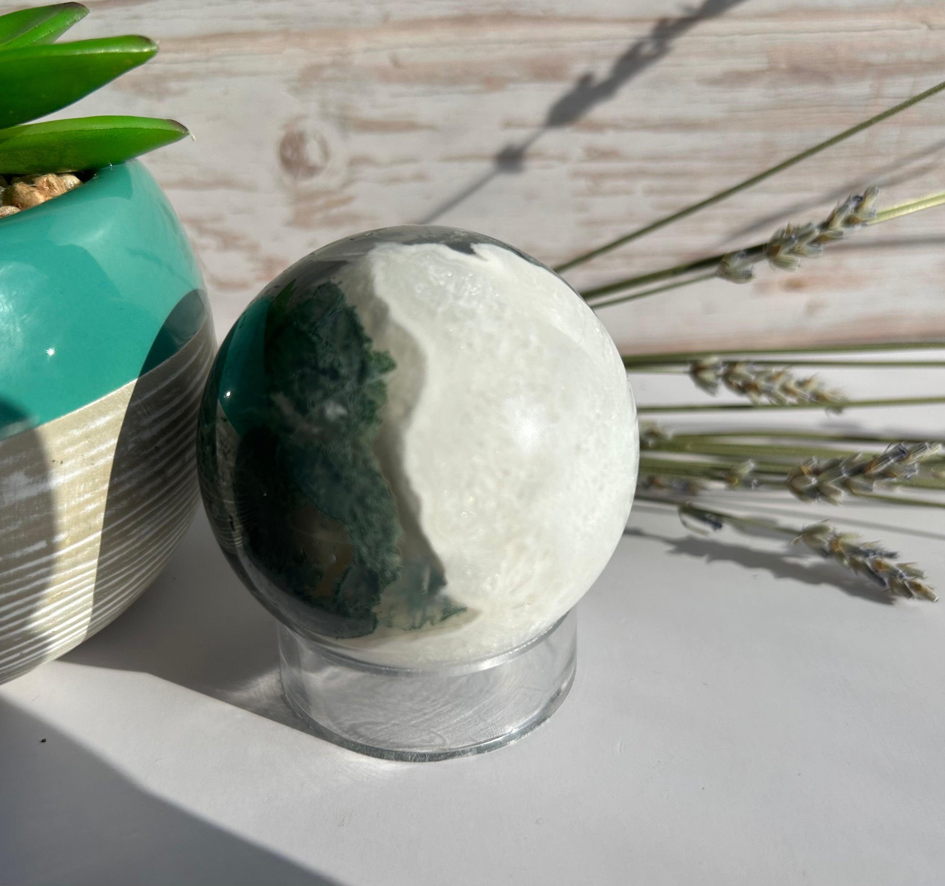Moss Agate Sphere