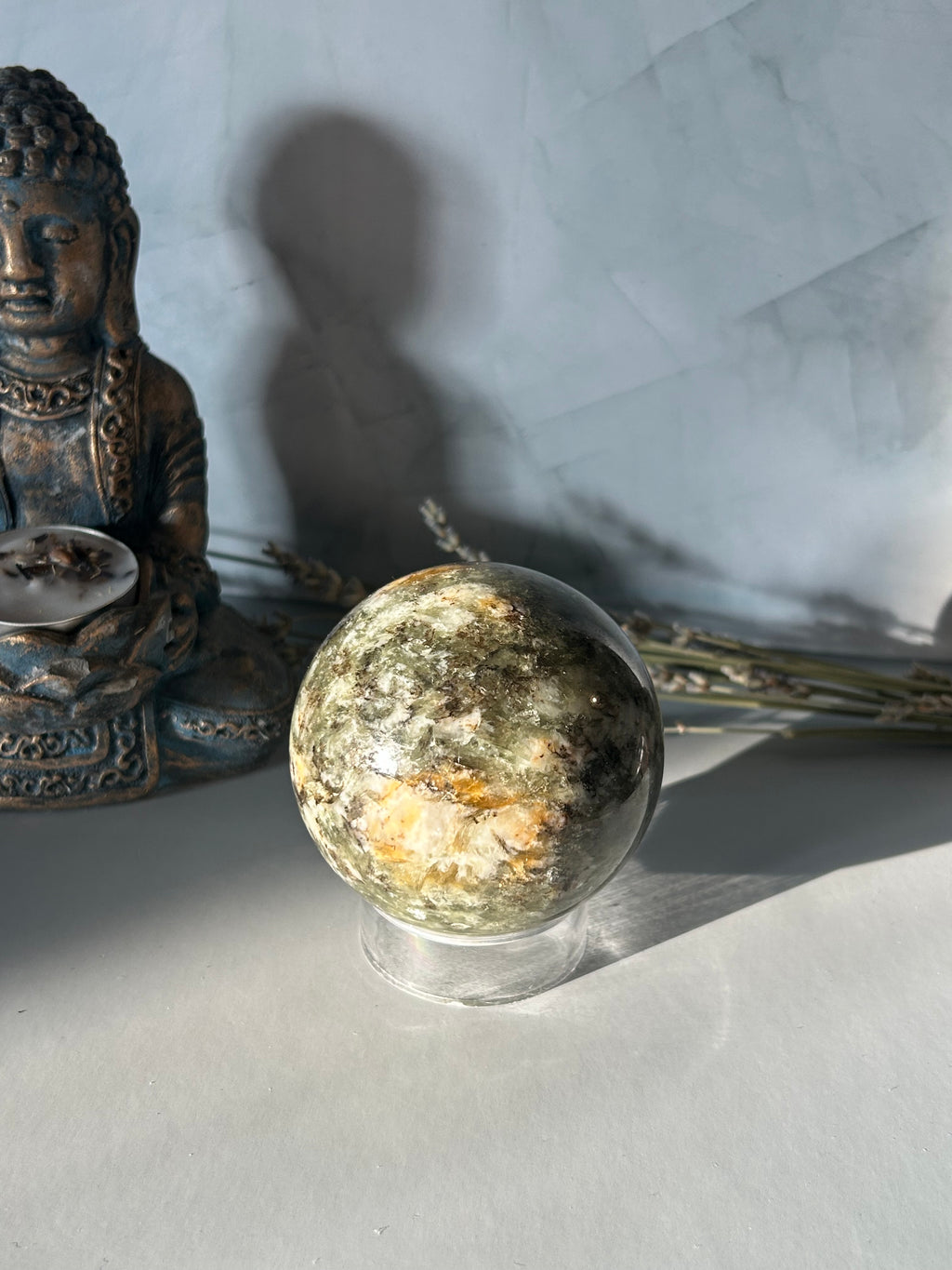 Green Mica Sphere