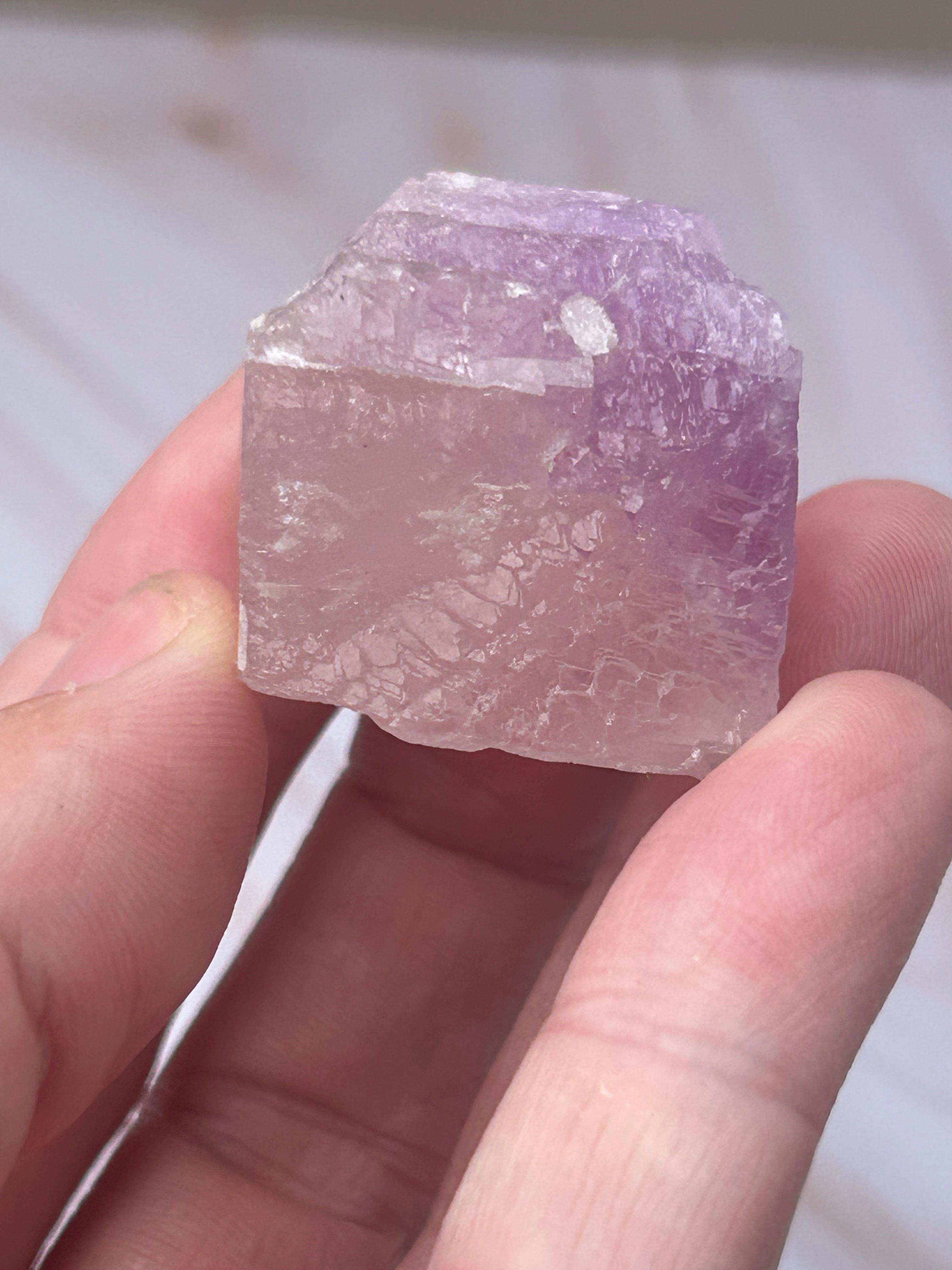 Lavender Kunzite Crystal - Love Compassion Emotional Healing