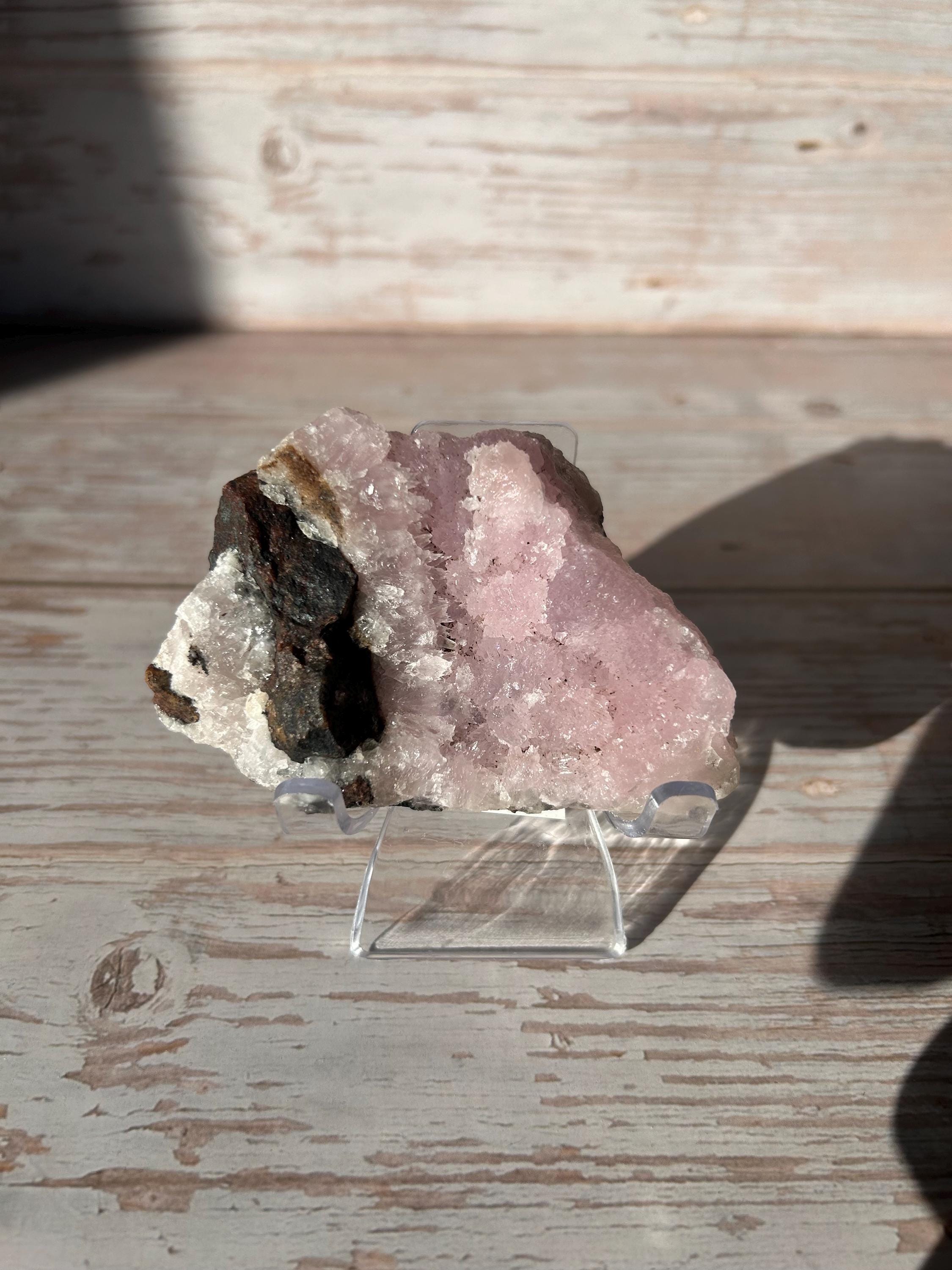 Pink Aragonite Cluster
