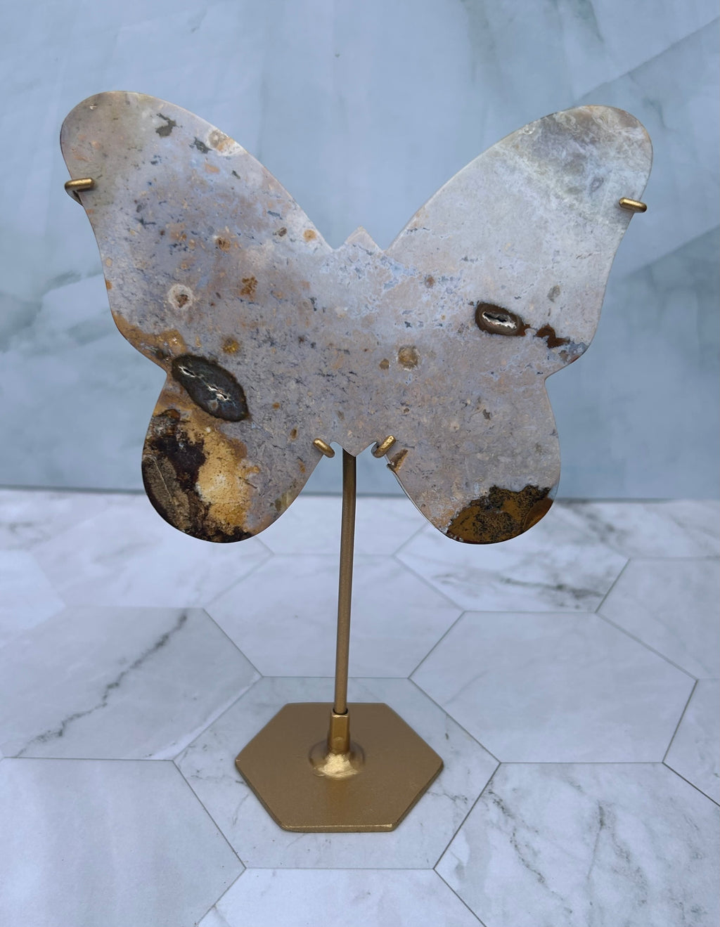 River Jasper Butterfly on Stand