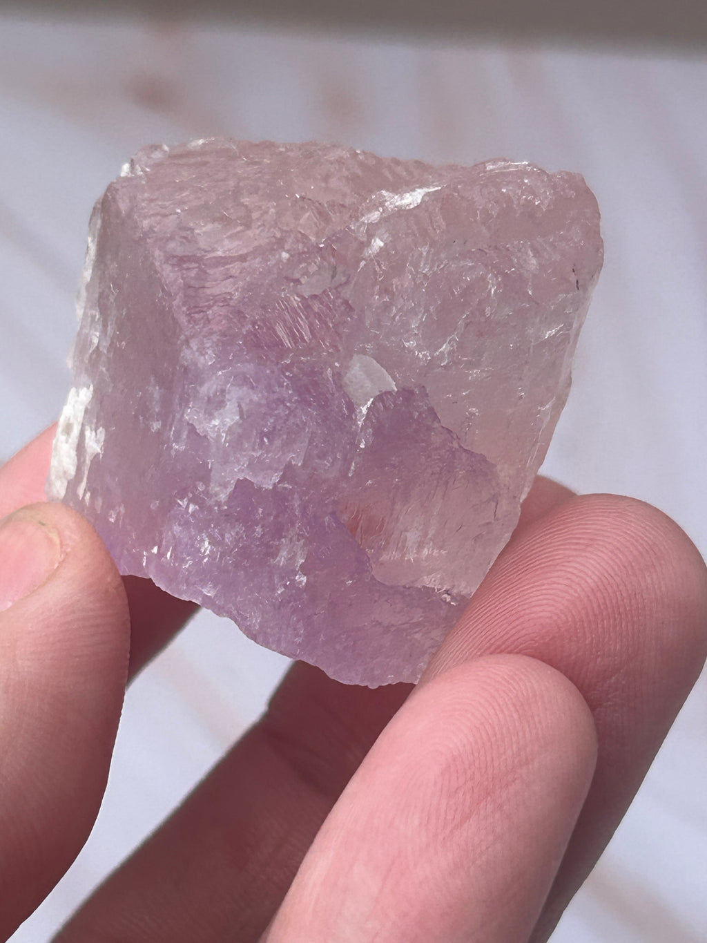 Lavender Kunzite Crystal - Love Compassion Emotional Healing