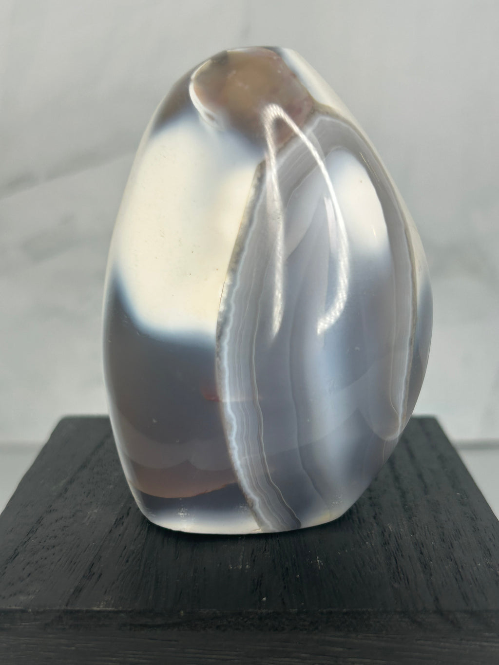 Orca Agate Freeform Penguin Patterning