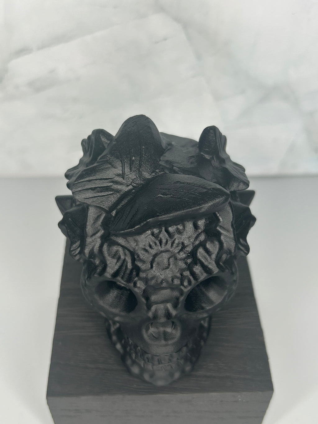 Obsidian Day of the Dead Skull