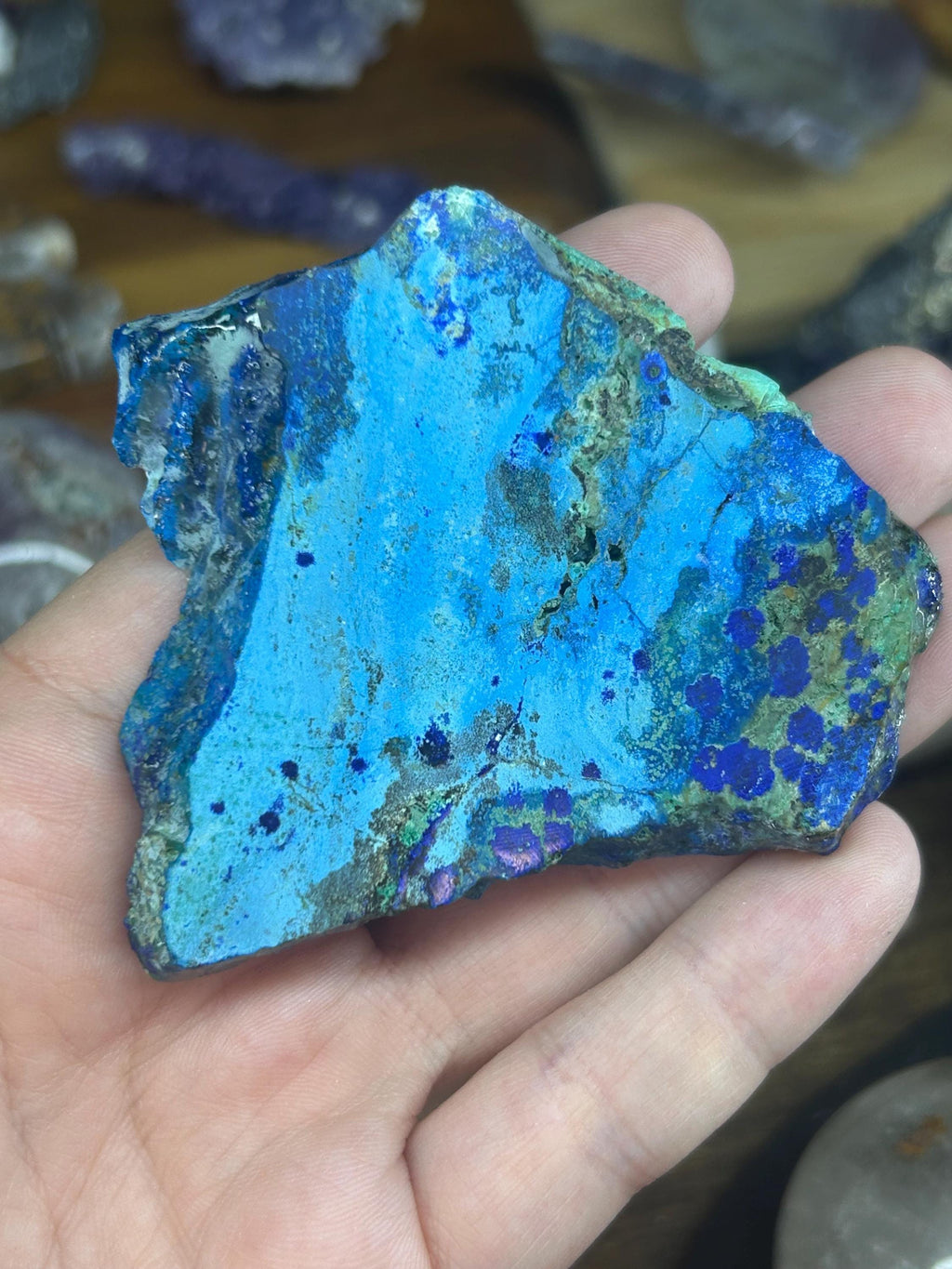 Azurite Chrysocolla Slab