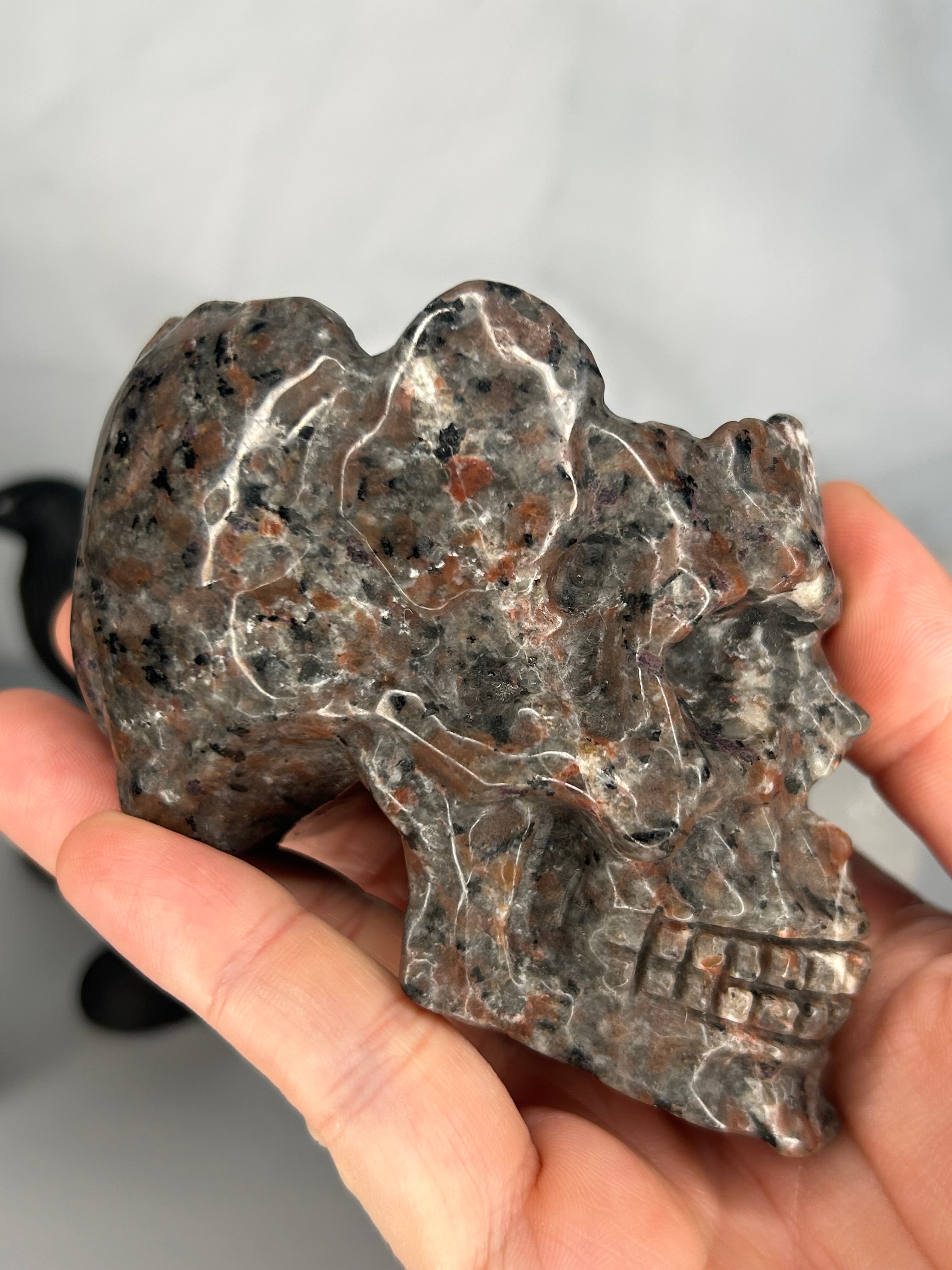 Yooperlite Skull Bowl