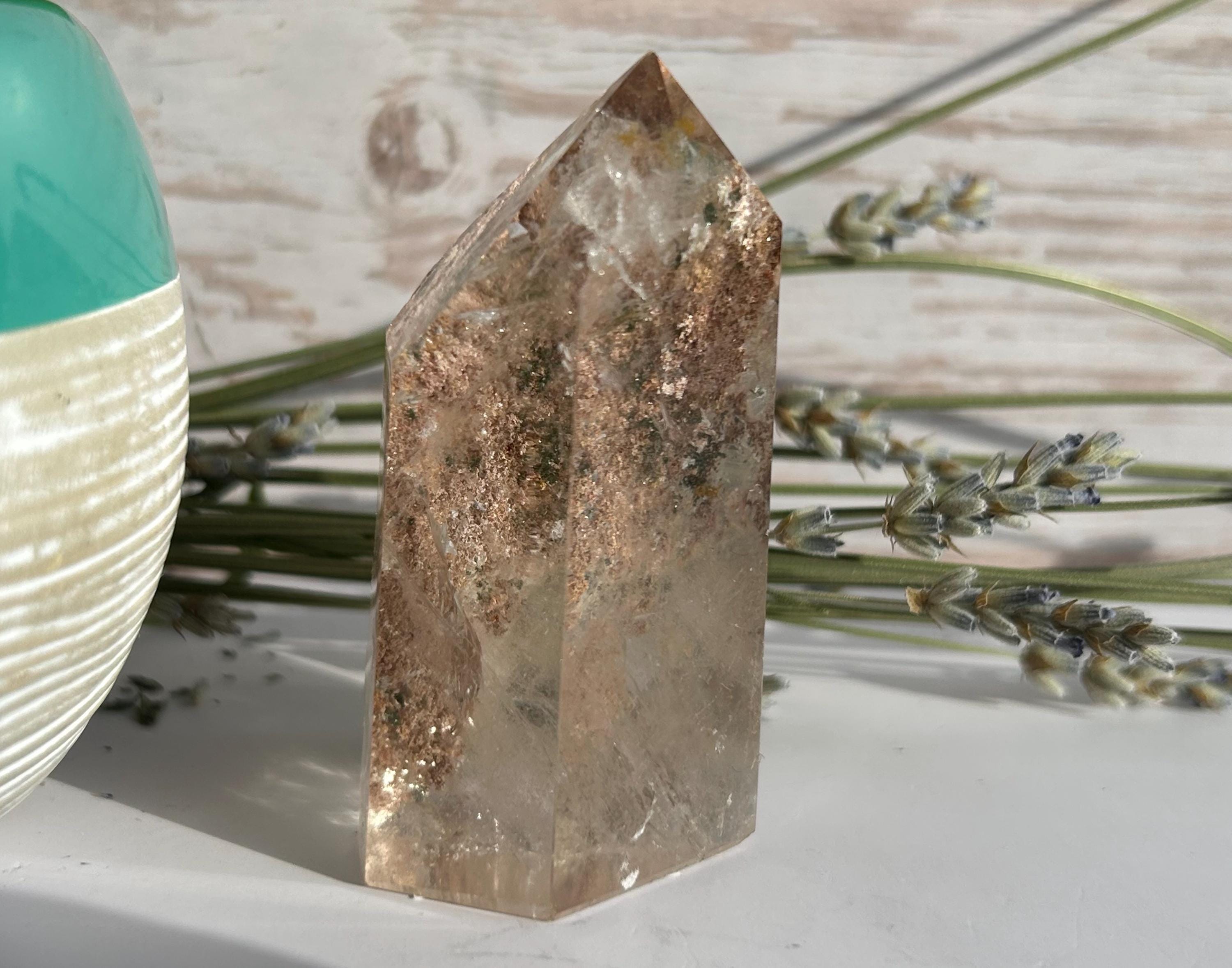 Lodolite Garden Quartz Tower