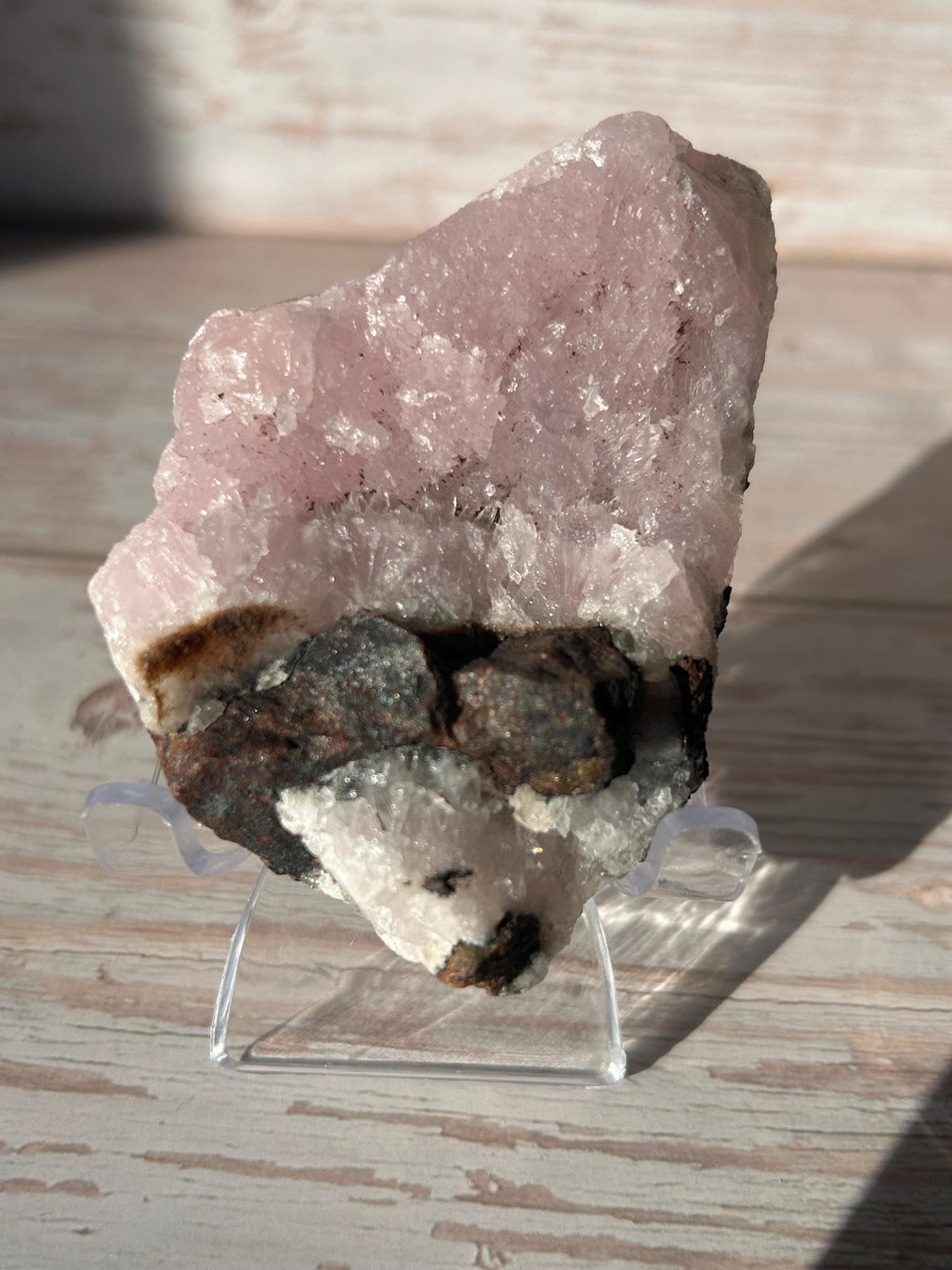 Pink Aragonite Cluster