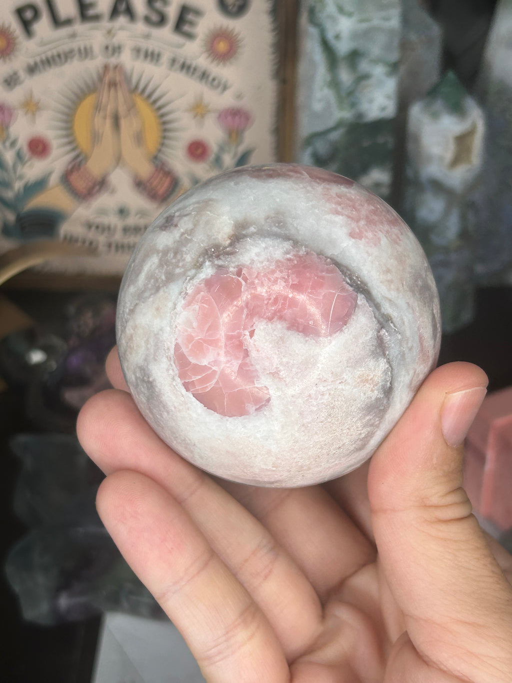 Pink Opal Sphere