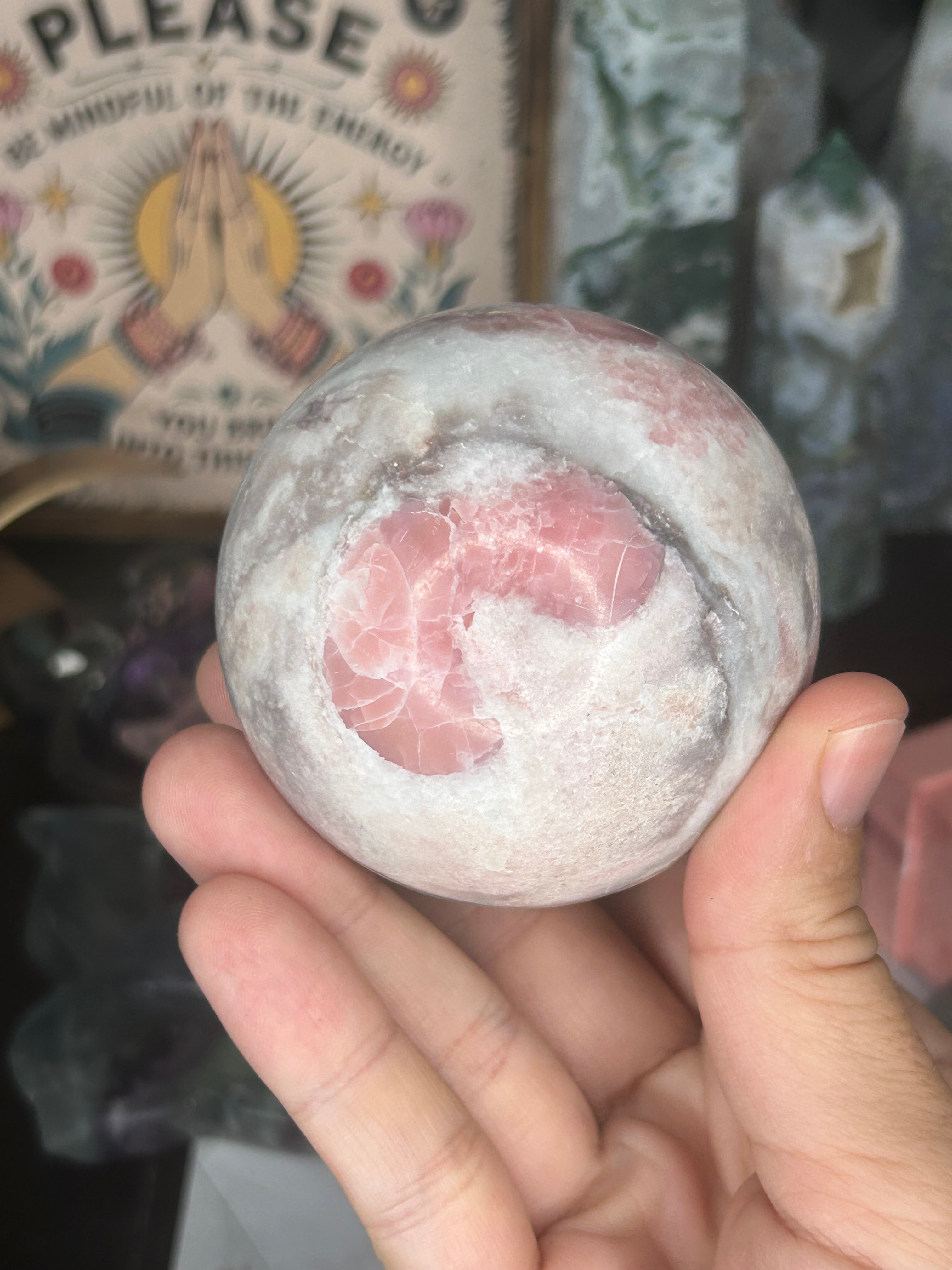 Pink Opal Sphere