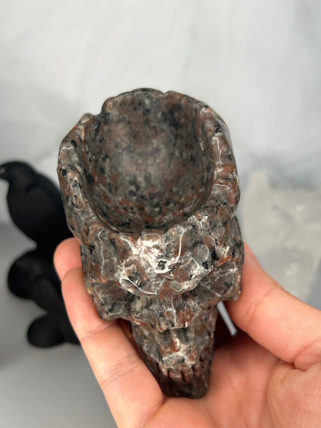 Yooperlite Skull Bowl