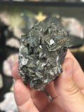 Calcite & Iridescent Pyrite Specimen