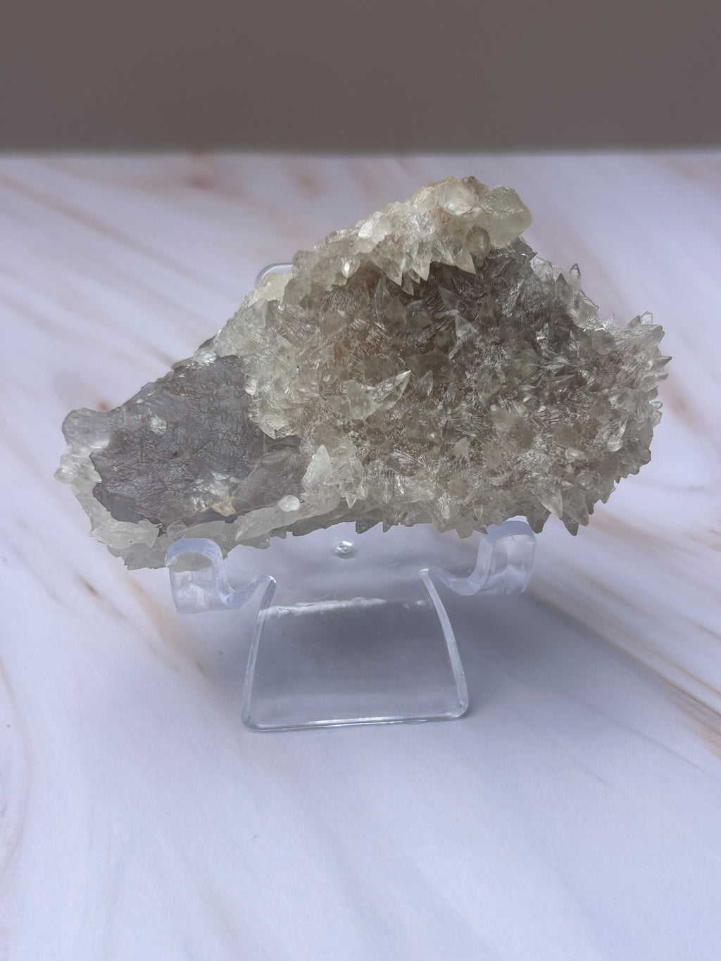 Blue Fluorite & Quartz Specimen - Clarity Focus Emotional Balance
