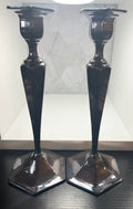 Black Tall Brushed Nickel Sphere Holder