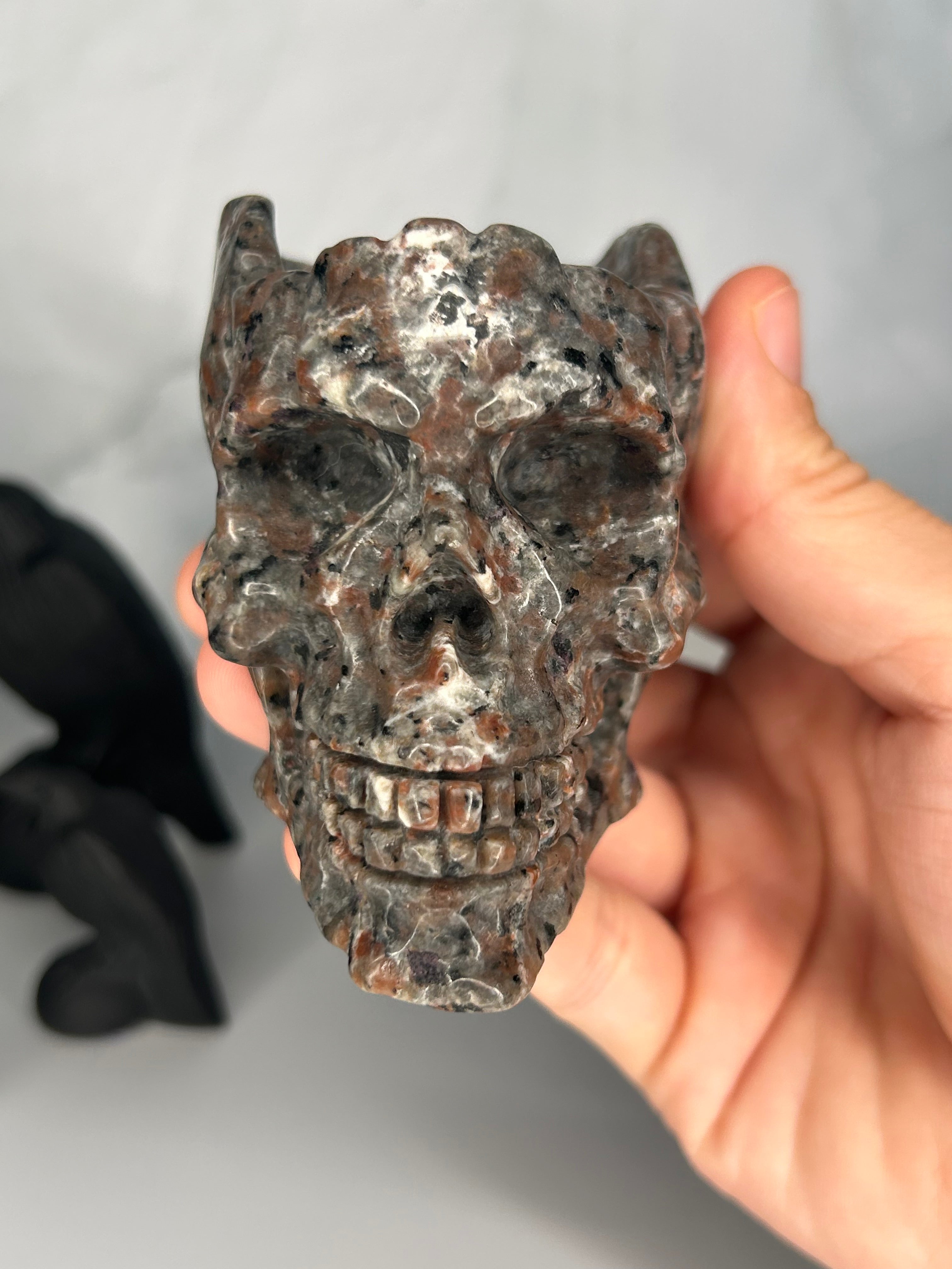 Yooperlite Skull Bowl