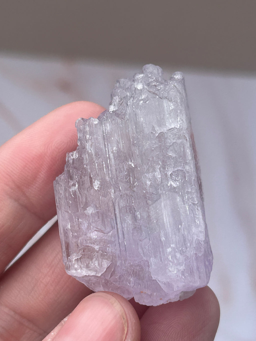 Lavender Lilac Kunzite Crystal - Love Compassion Emotional Healing