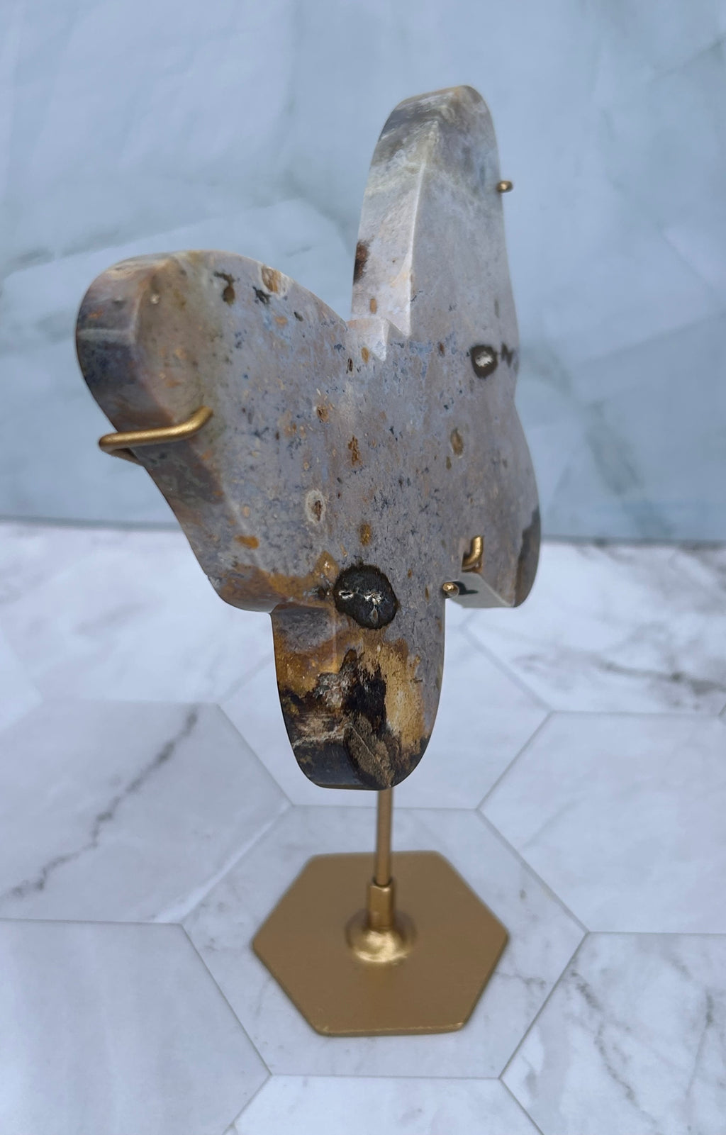 River Jasper Butterfly on Stand