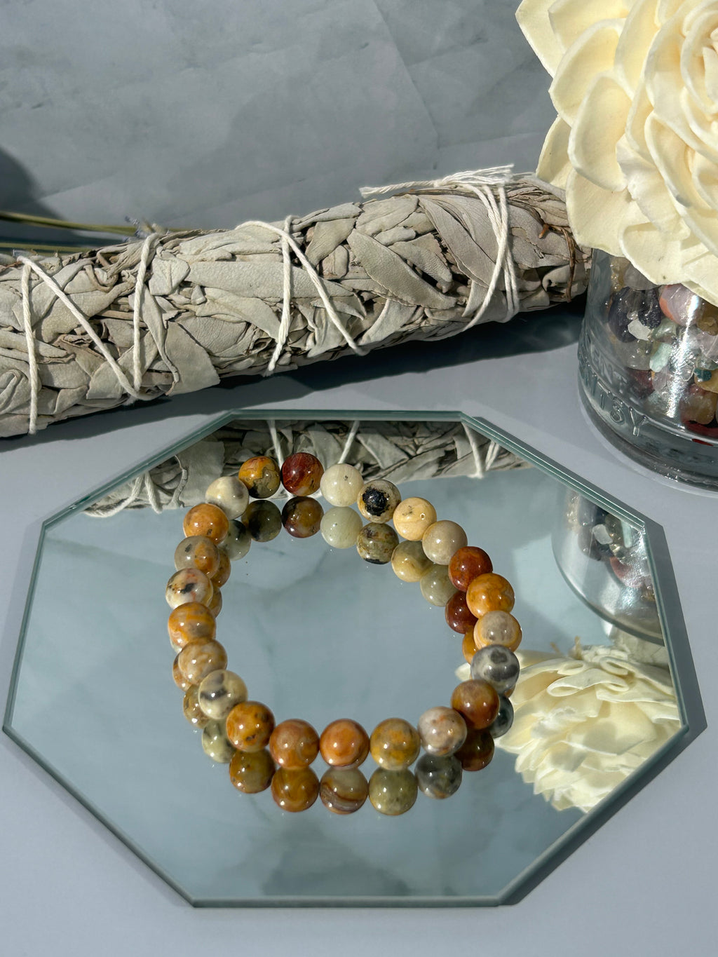 Crazy Lace Agate Bracelet