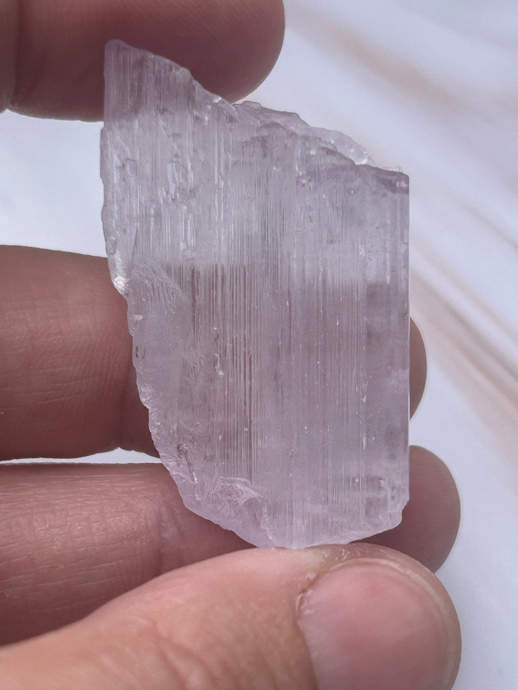 Lilac Kunzite Crystal - Love Compassion Emotional Healing