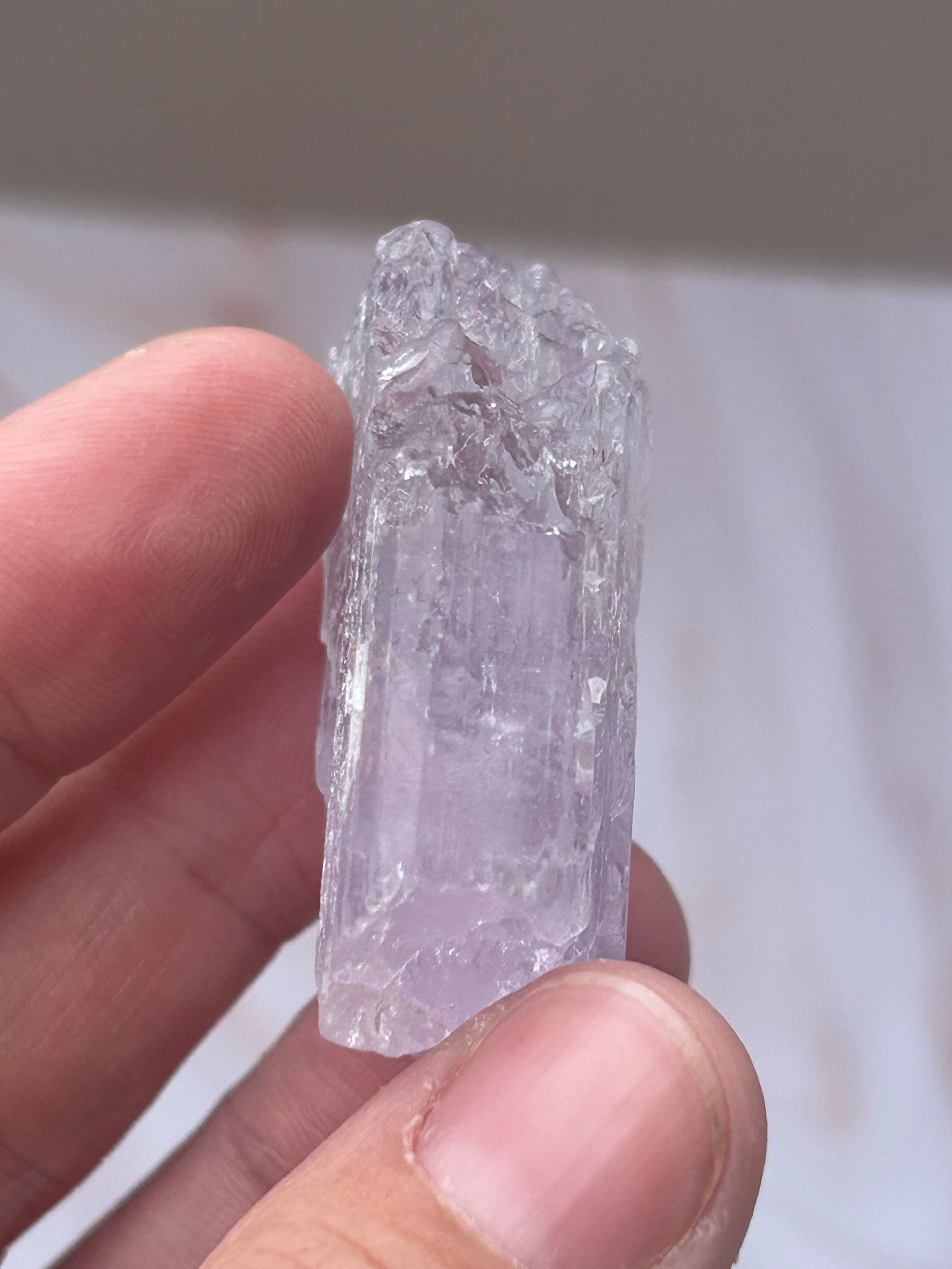 Lavender Lilac Kunzite Crystal - Love Compassion Emotional Healing