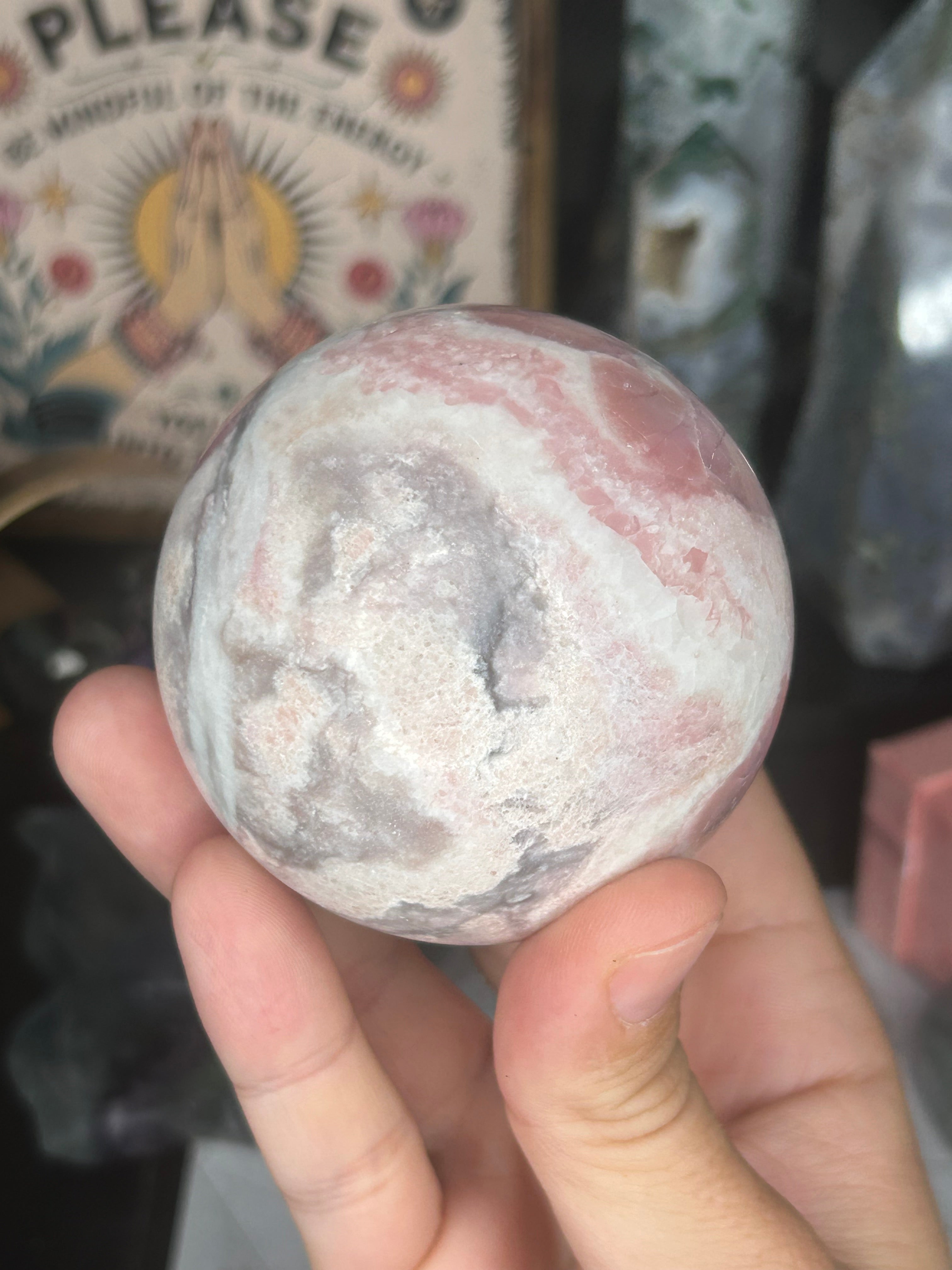 Pink Opal Sphere