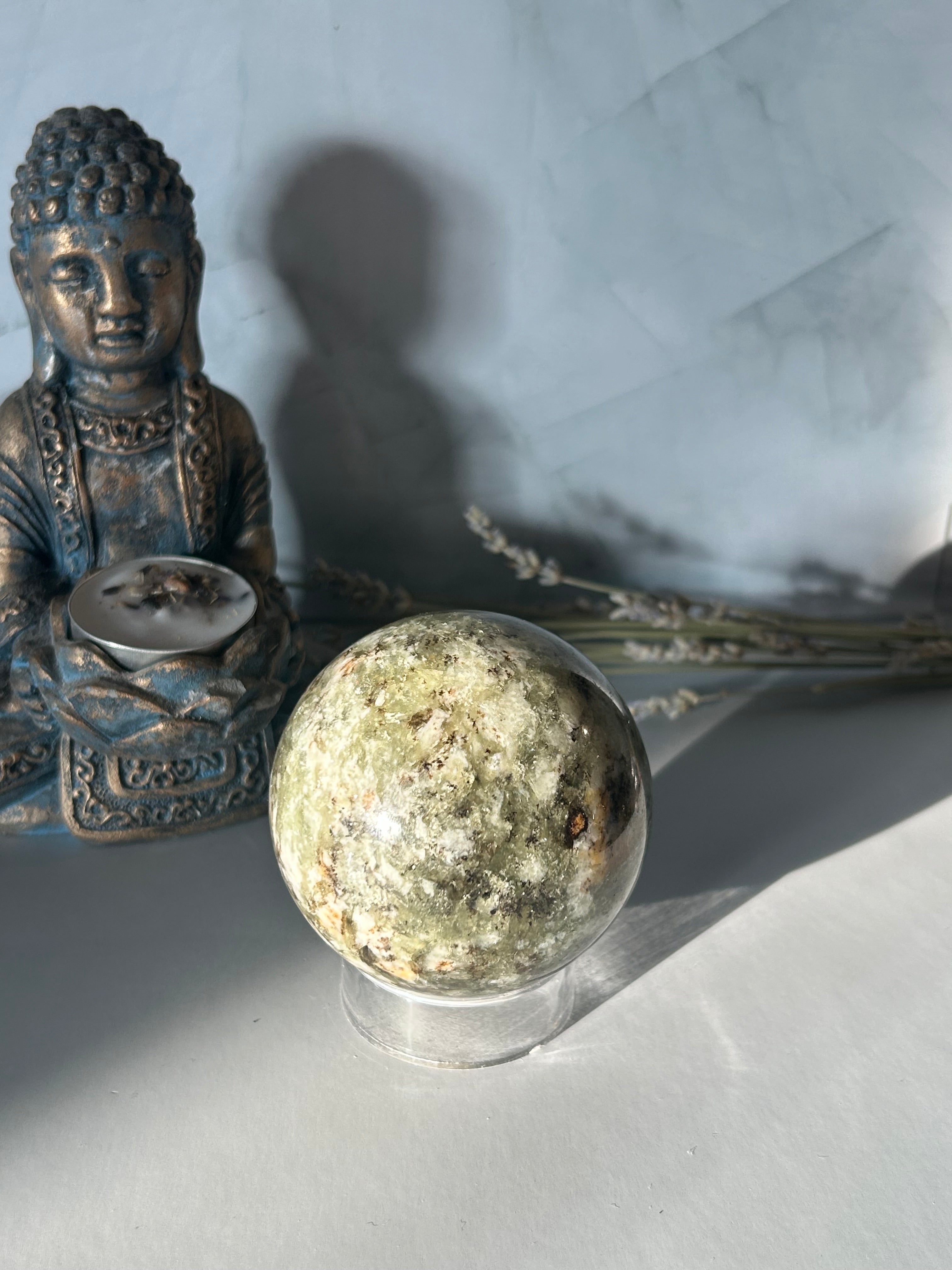 Green Mica Sphere