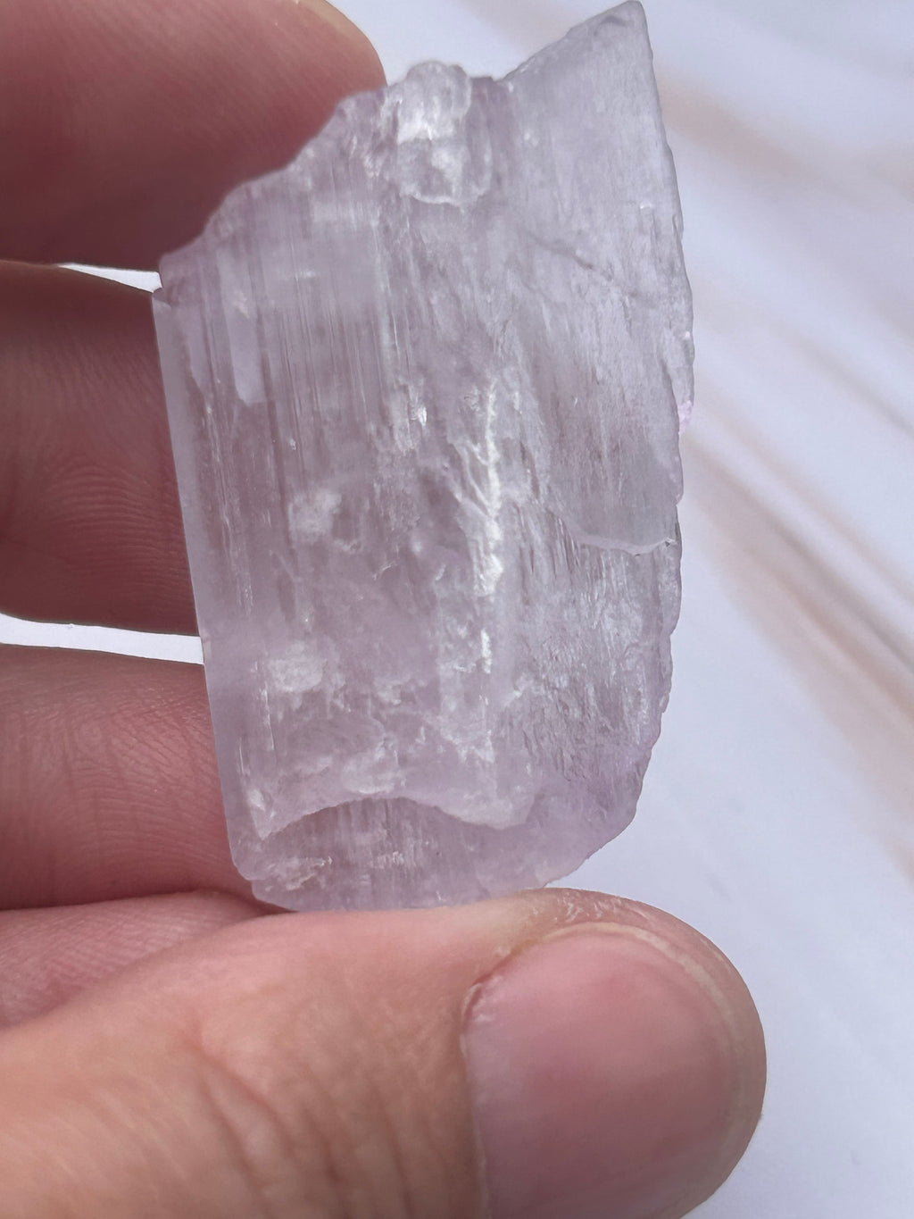 Lilac Kunzite Crystal - Love Compassion Emotional Healing