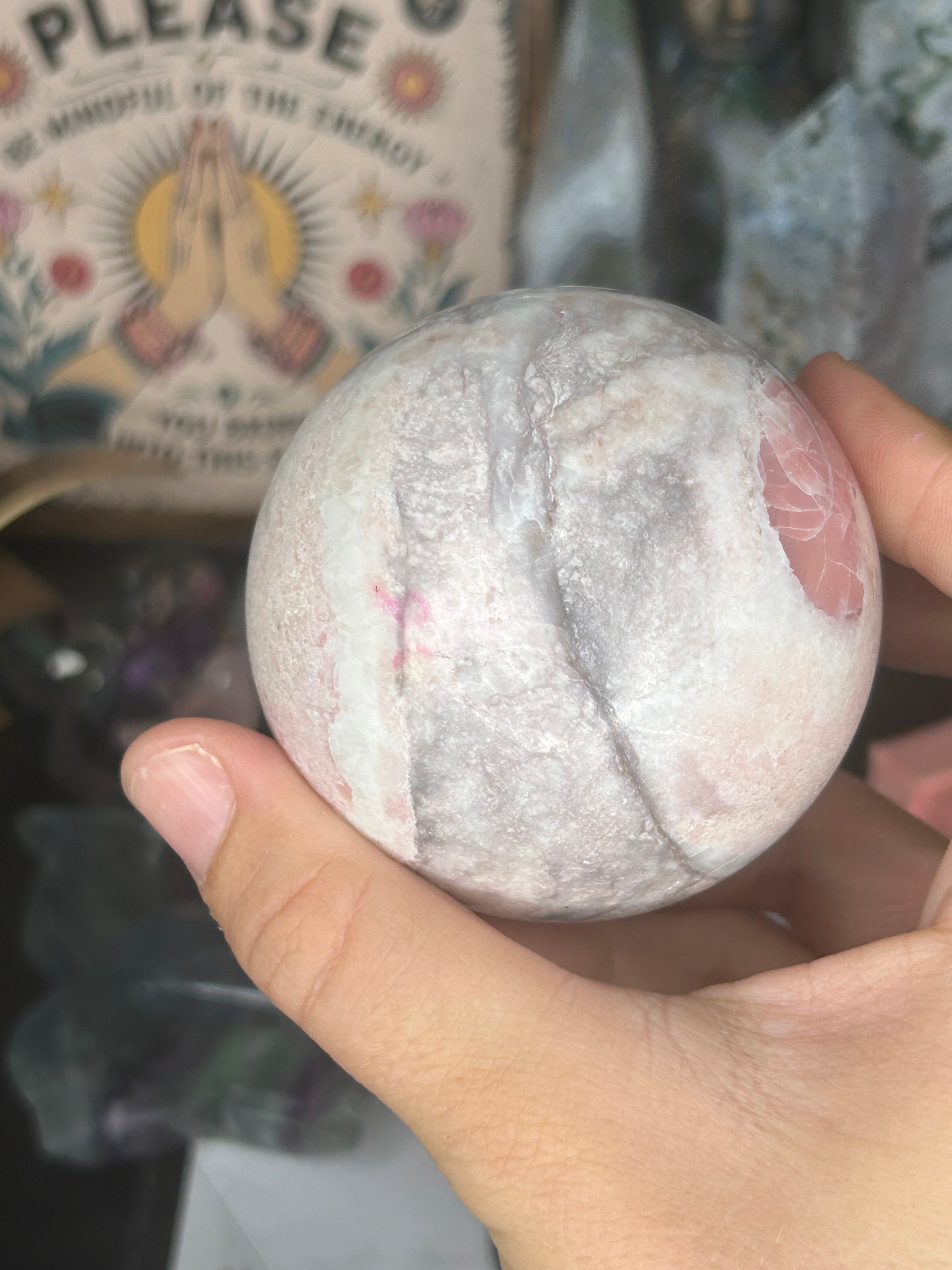 Pink Opal Sphere