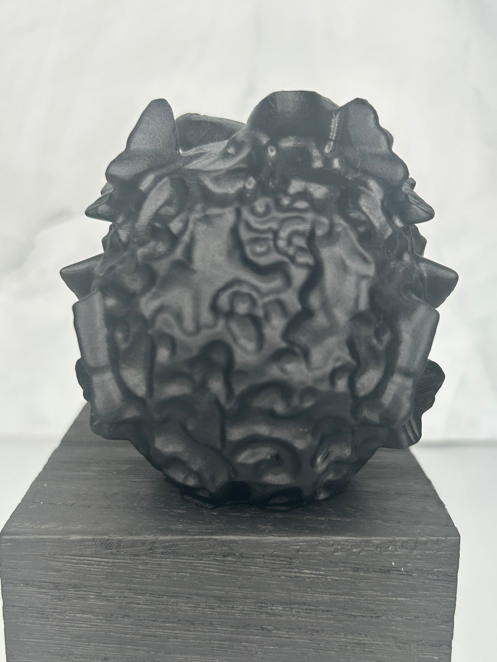 Obsidian Day of the Dead Skull
