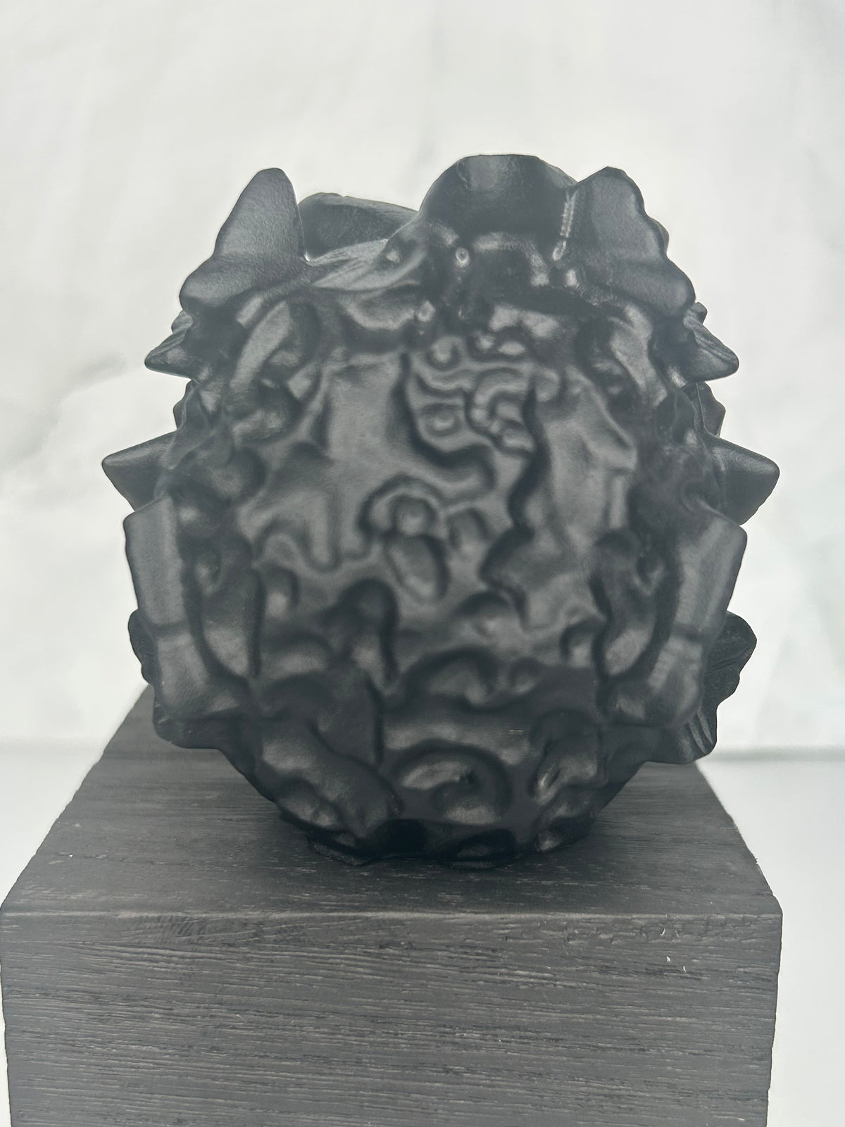Obsidian Day of the Dead Skull