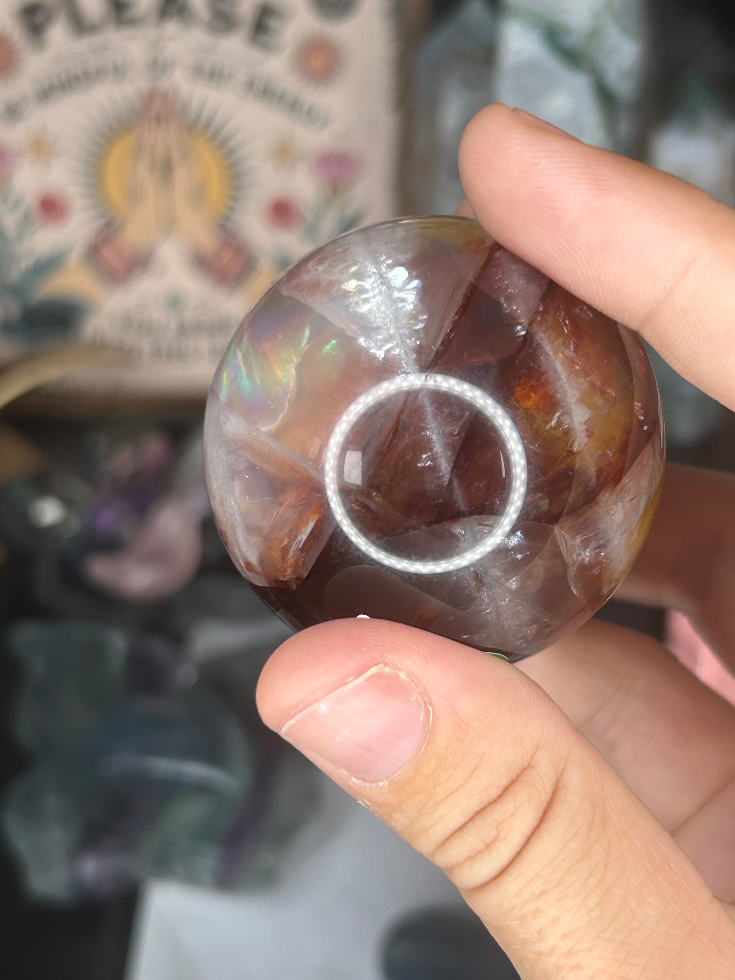 Fire Quartz Sphere