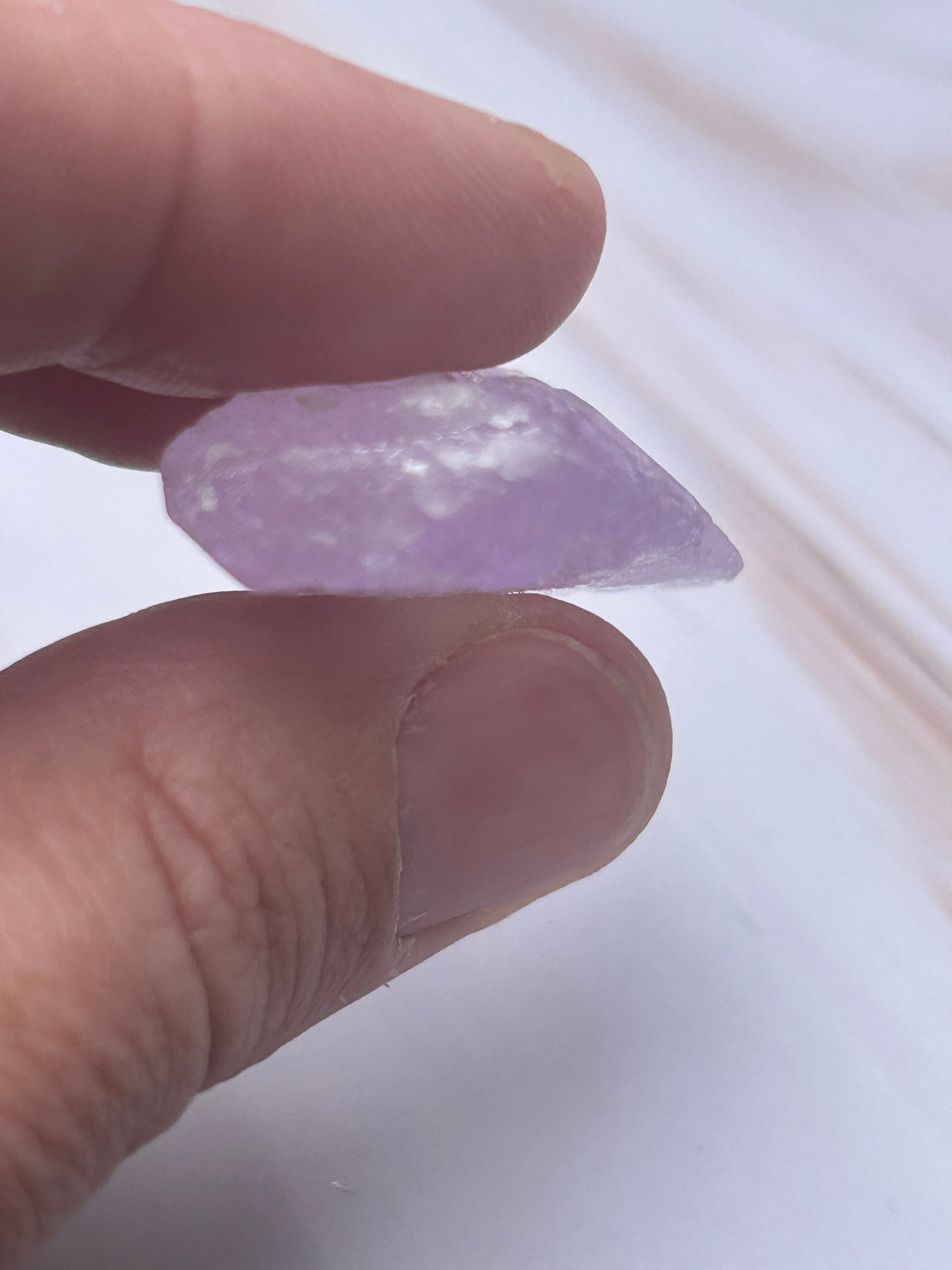 Lilac Kunzite Crystal - Love Compassion Emotional Healing