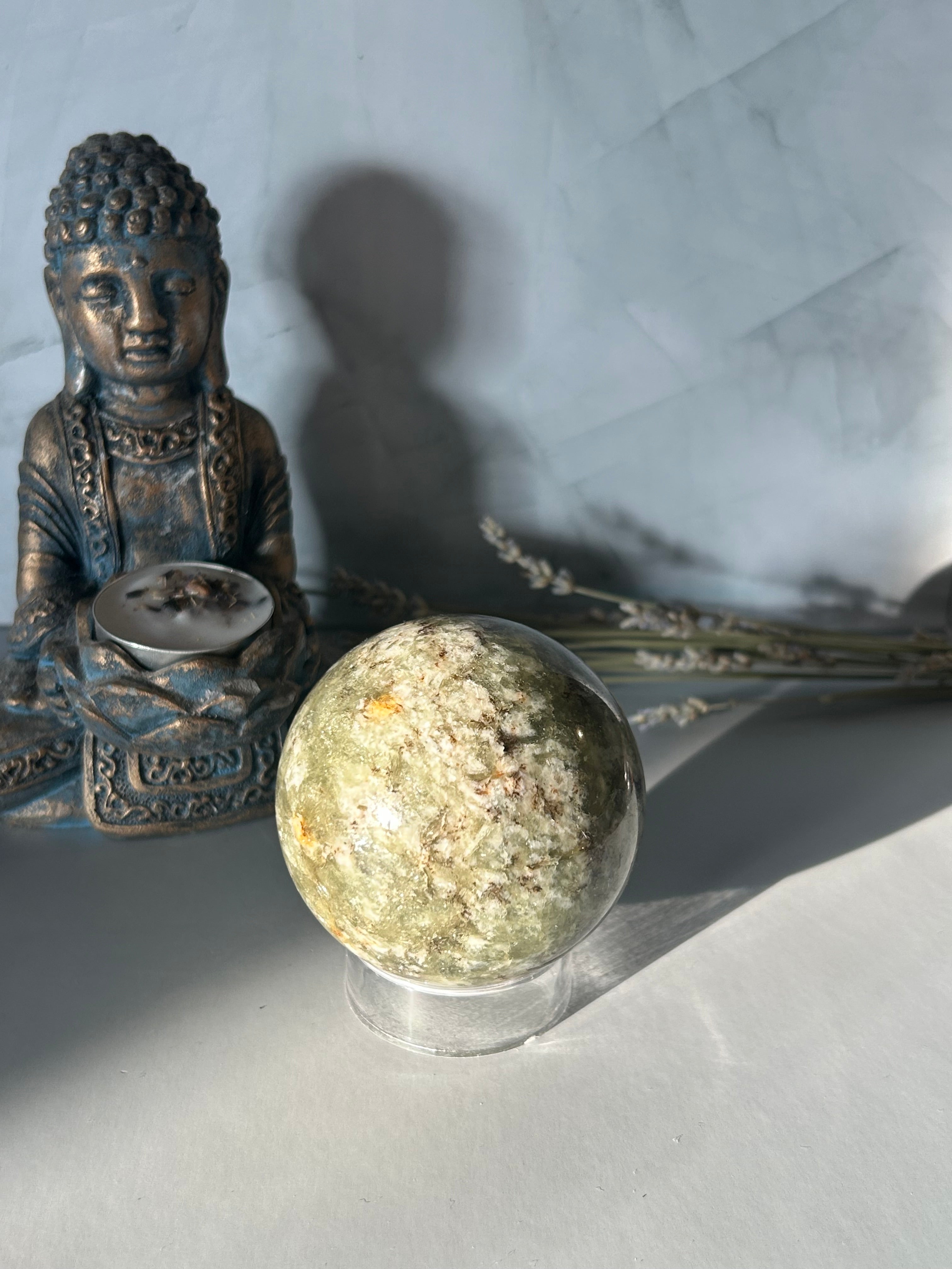 Green Mica Sphere