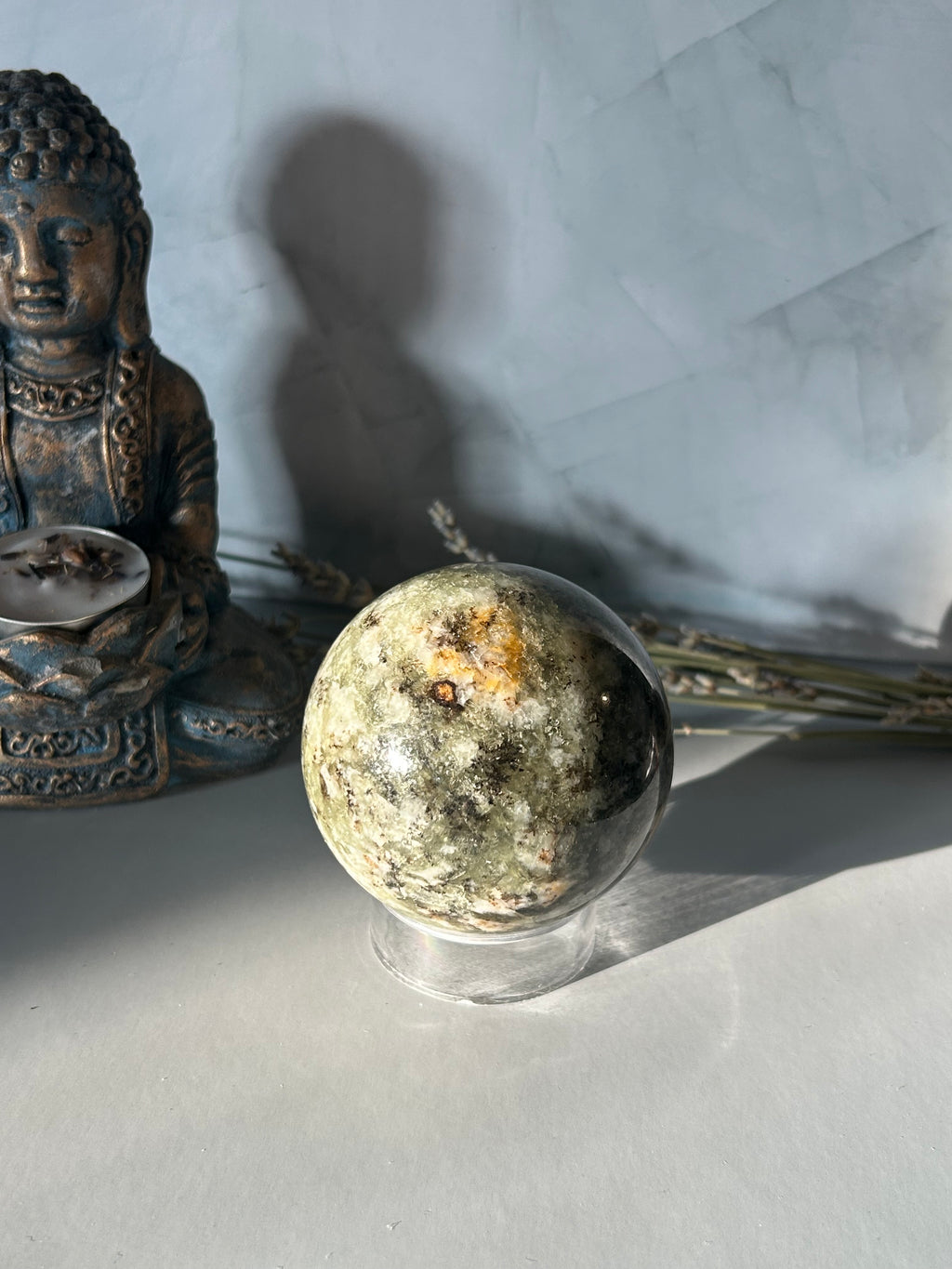 Green Mica Sphere