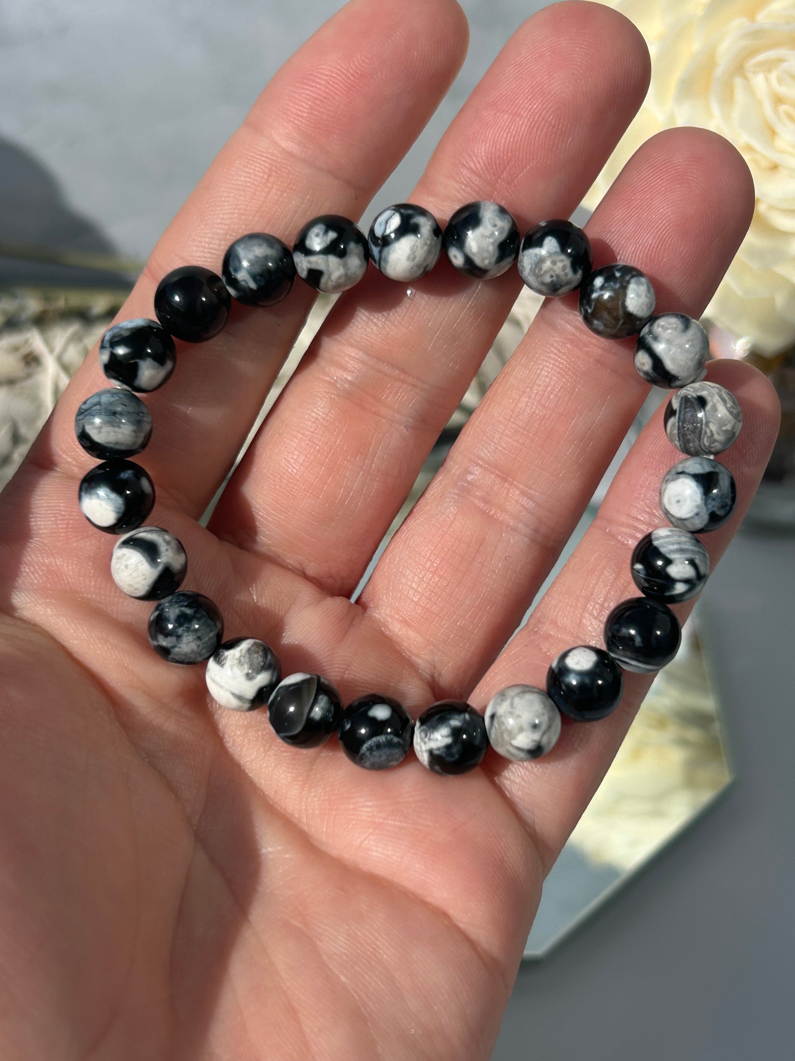 Orca Agate Bracelet
