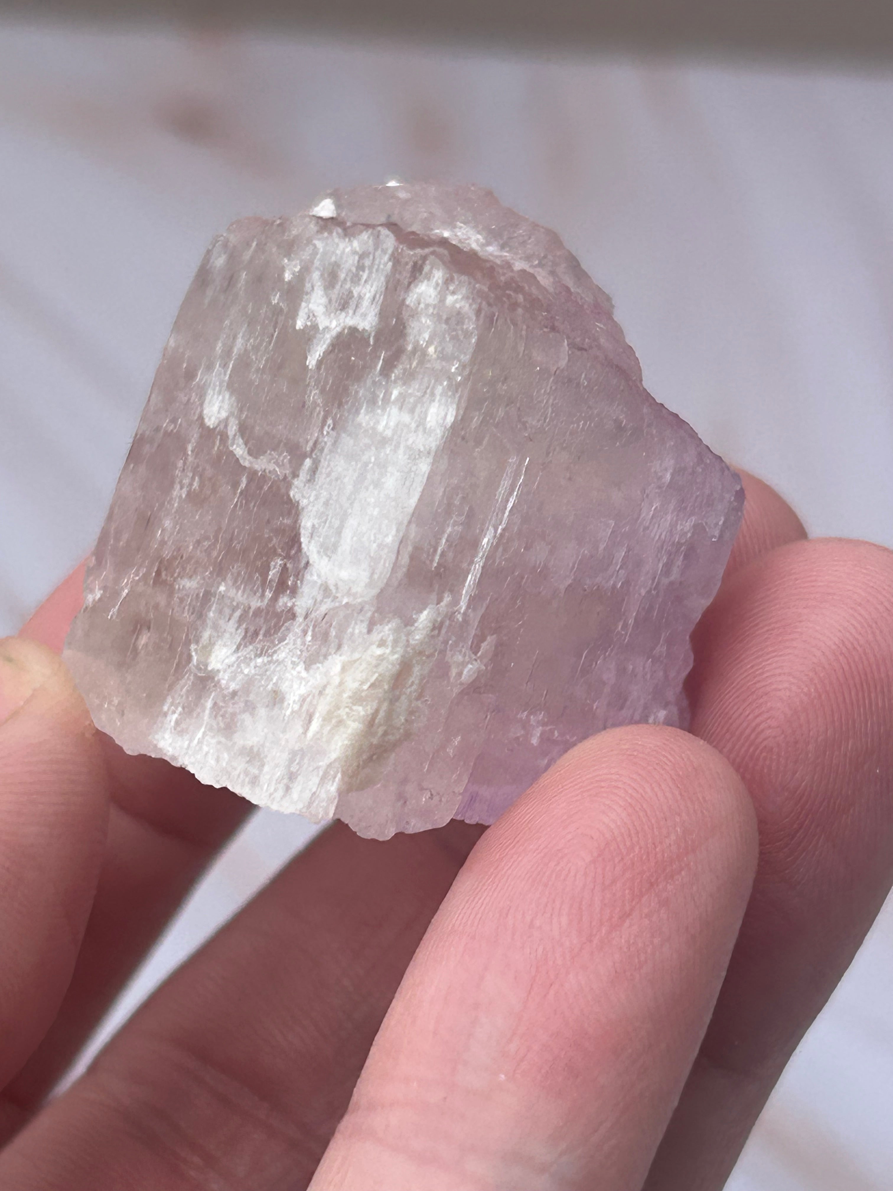 Lavender Kunzite Crystal - Love Compassion Emotional Healing