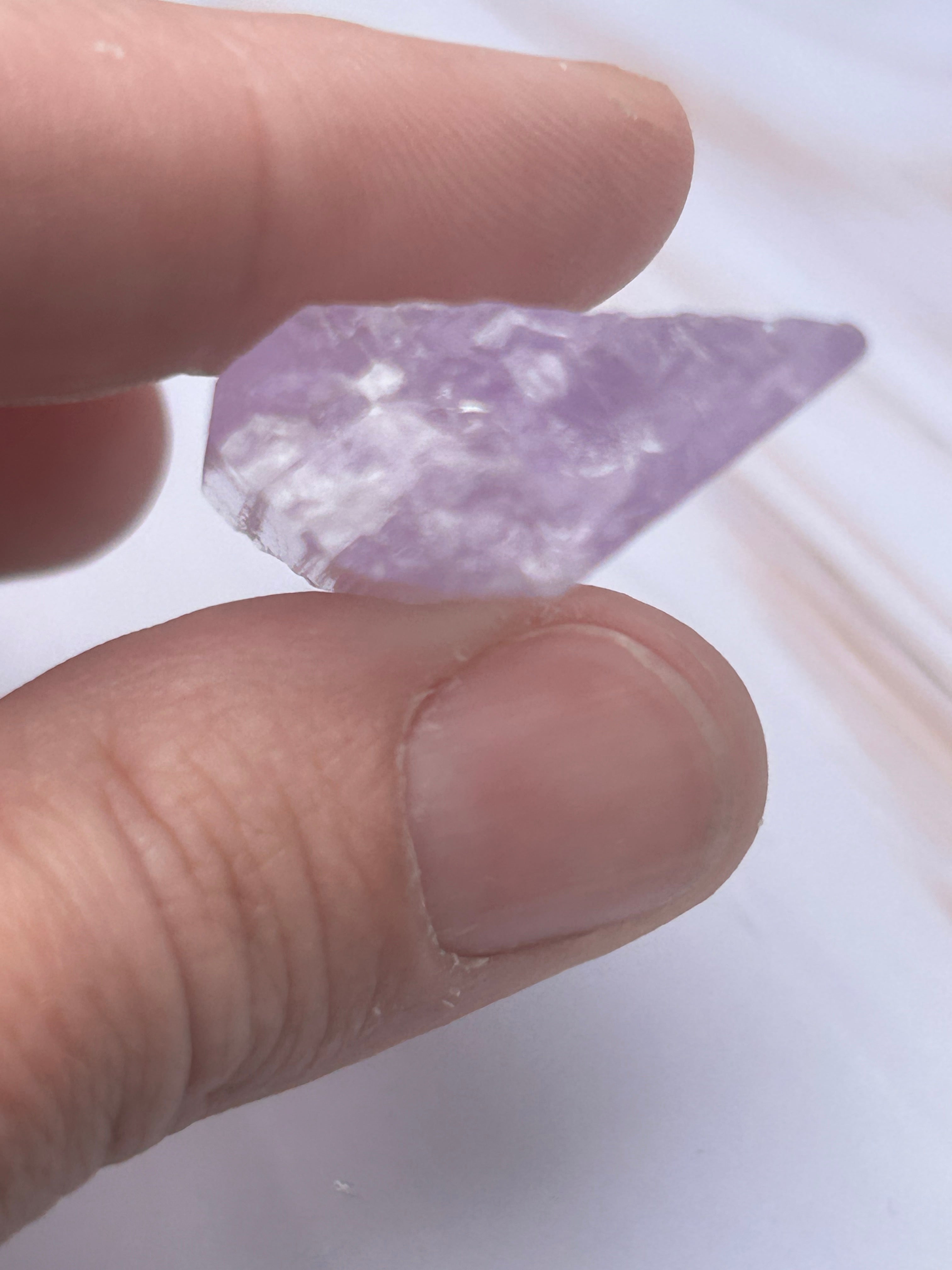 Lilac Kunzite Crystal - Love Compassion Emotional Healing