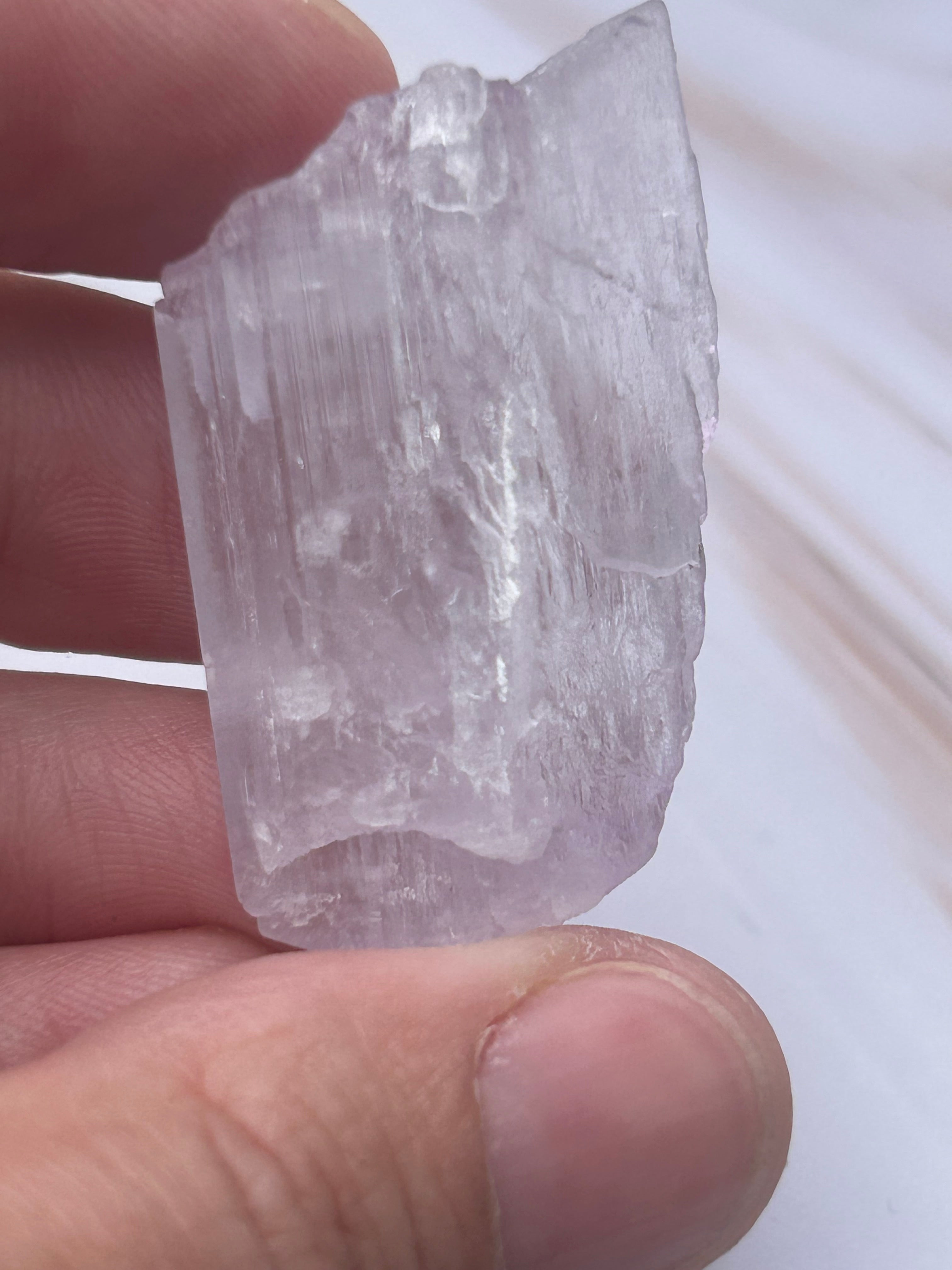 Lilac Kunzite Crystal - Love Compassion Emotional Healing