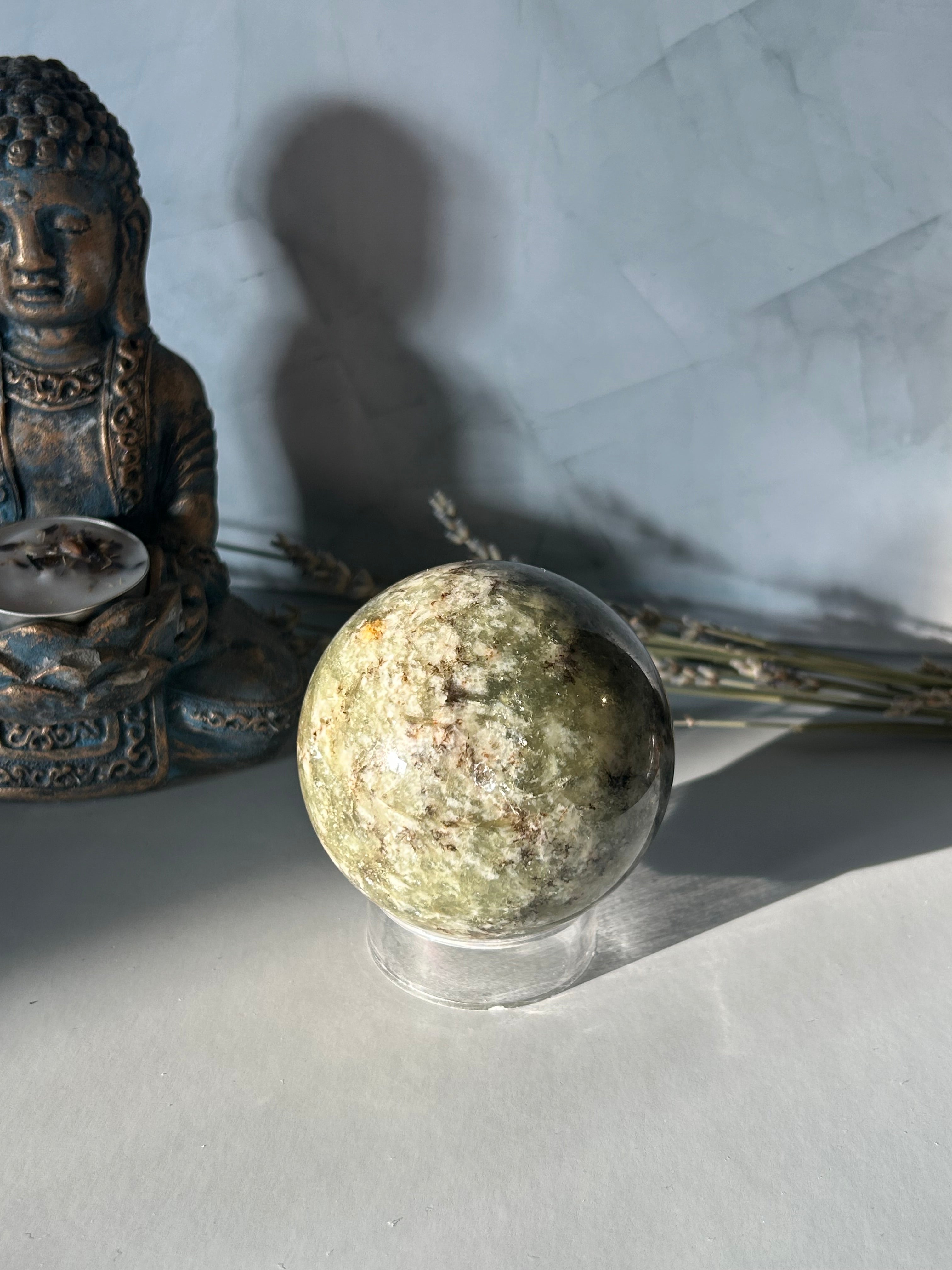 Green Mica Sphere